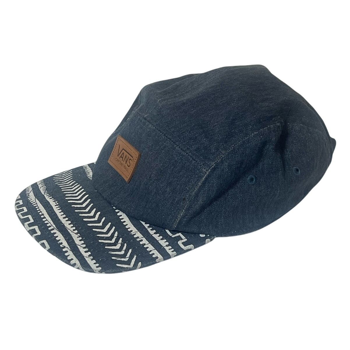 Vans Vans Off The Wall Tan Geometric Pattern Adjustable Cap USED Size ONE SIZE - 3 Thumbnail