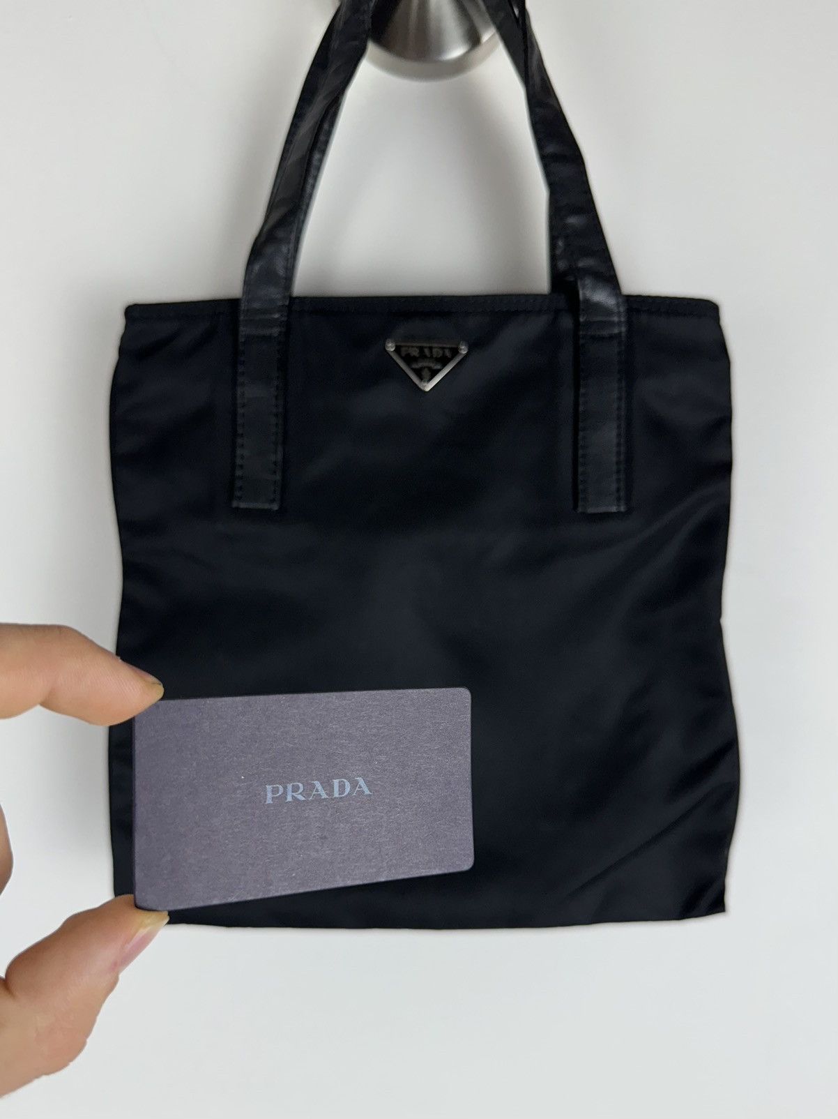 Prada Blach nylon shopper bag Prada original casual item Size ONE SIZE - 2 Thumbnail