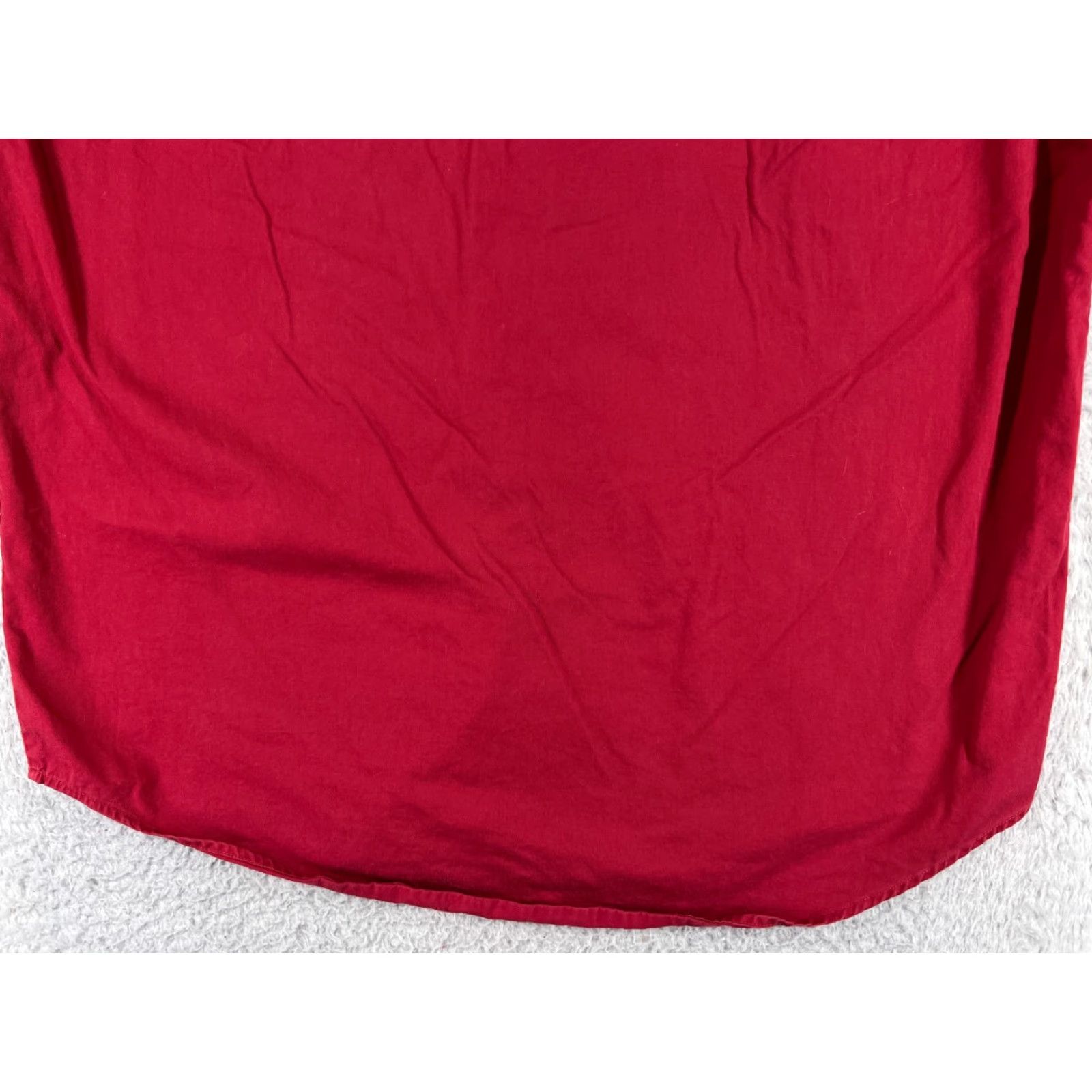 Bugle Boy VINTAGE Bugle Boy Shirt Mens XL Red 90s Cotton Twill Button-Up Long Sleeve Size US XL / EU 56 / 4 - 7 Thumbnail