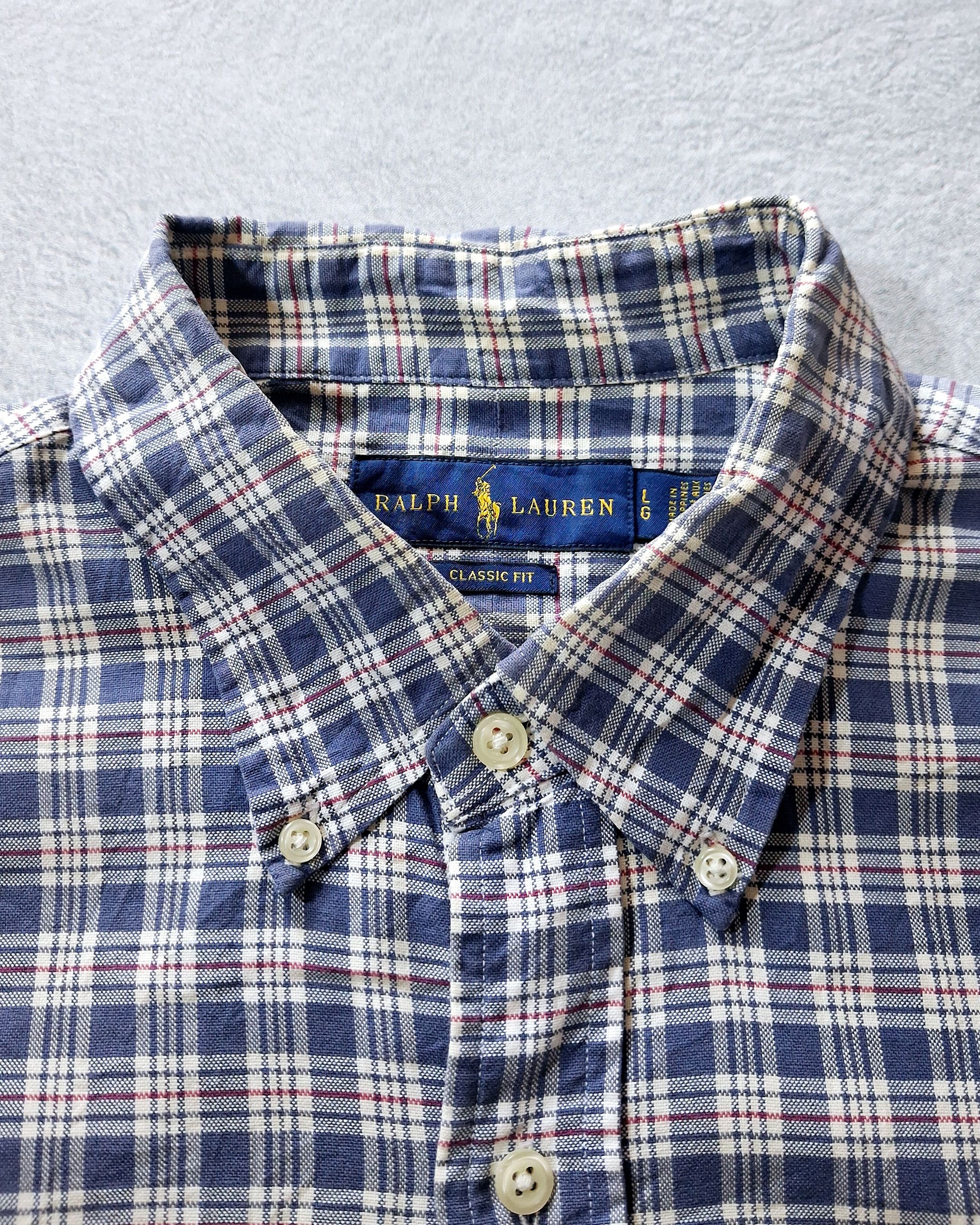 Ralph Lauren RALPH LAUREN PLAID CHECK BUTTON DOWN SHIRT Size US XL / EU 56 / 4 - 5 Thumbnail