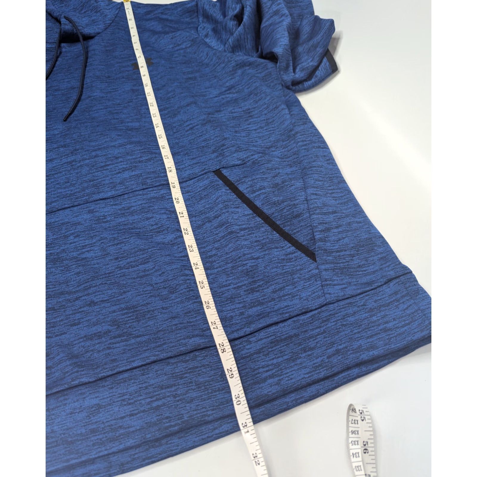 Under Armour Under Armour Hoodie Mens XL Fleece Twist Pullover Long Sleeve Blue Logo Pocket Hooded Lined Relaxed Size US XL / EU 56 / 4 - 4 Thumbnail