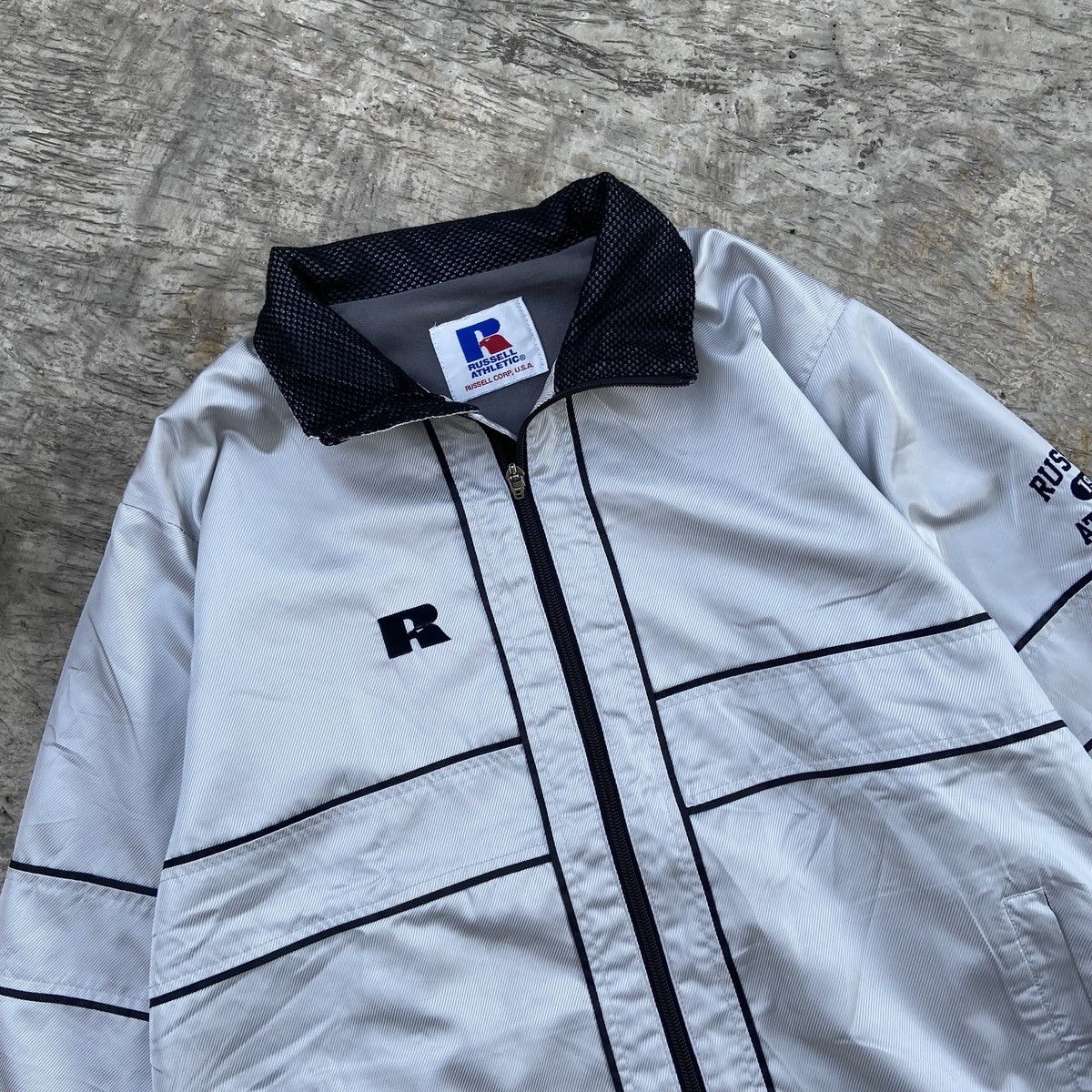 Russell Athletic × Vintage Russell Athletic Windbreak Jacket Size US M / EU 48-50 / 2 - 2 Thumbnail