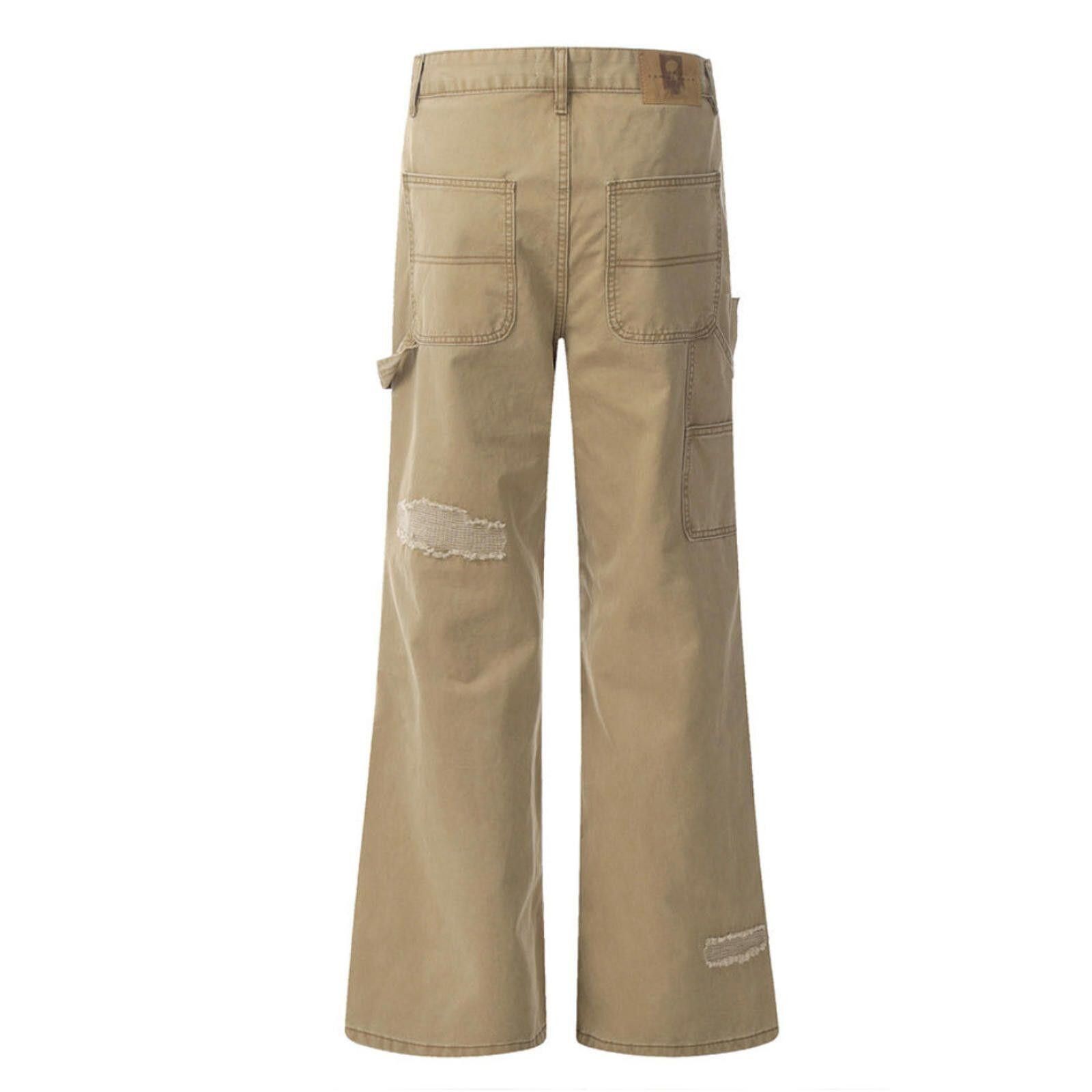 Other Distressed Wide Leg Carpenter Jeans Size US 33 - 3 Thumbnail