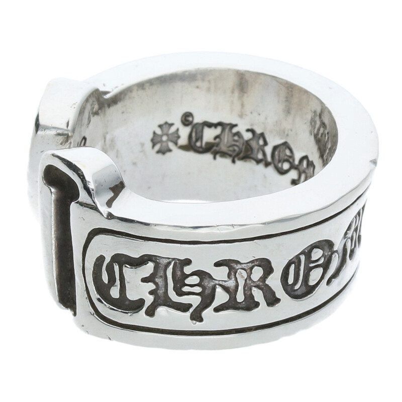 Chrome Hearts CHROME HEARTS Large Scroll Label Silver Ring Size ONE SIZE - 5 Thumbnail