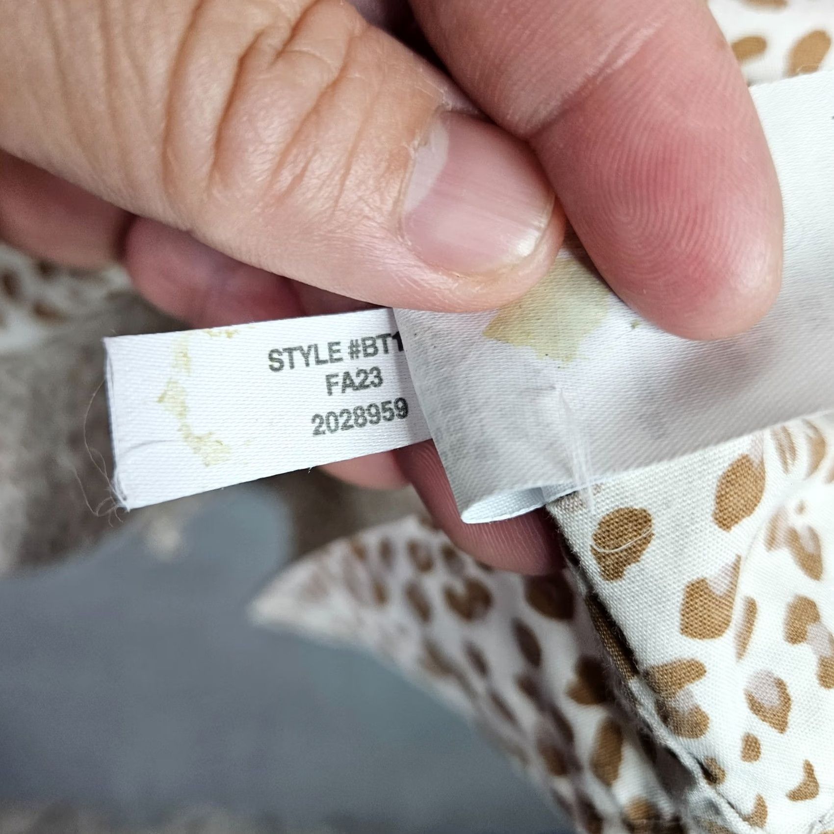 J.Crew J.CREW Women's Button Up Short Sleeve Collared Mini Dress Animal Print Size 8 Size 30" / US 8 / IT 44 - 6 Thumbnail