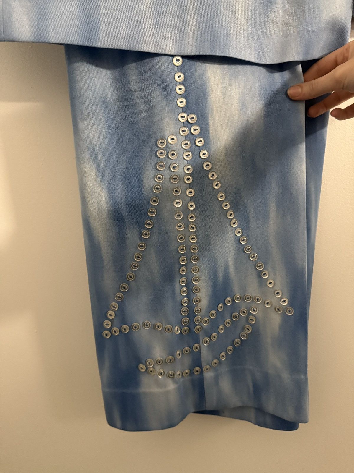 Vintage Tie-dye '60s - '70s Sailor/ Sailboat Set, handmade!! Size M / US 6-8 / IT 42-44 - 11 Thumbnail