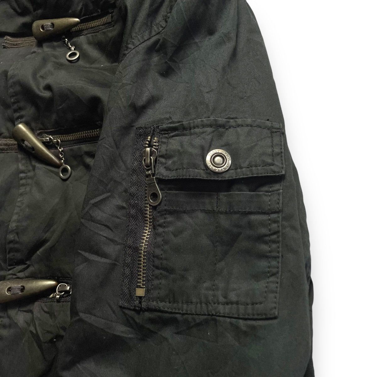 If Six Was Nine 🇯🇵 IN THE ATTIC PUNK GOTHIC FUR HOODIE DUFFLE PARKA JACKET Size US M / EU 48-50 / 2 - 9 Thumbnail