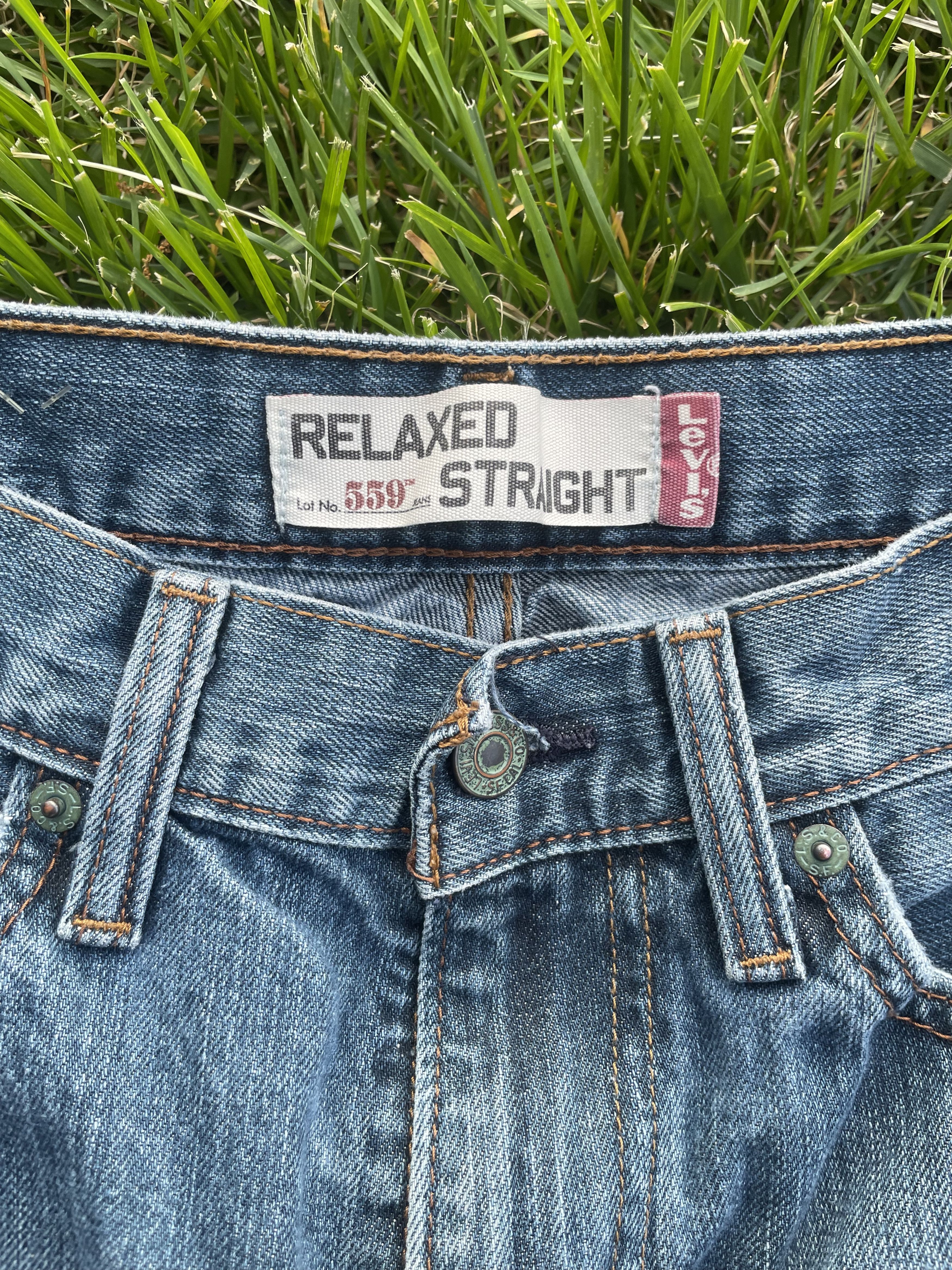 Levi's Levi's 559 Relaxed Straight Fit Blue Denim Size US 32 / EU 48 - 3 Thumbnail