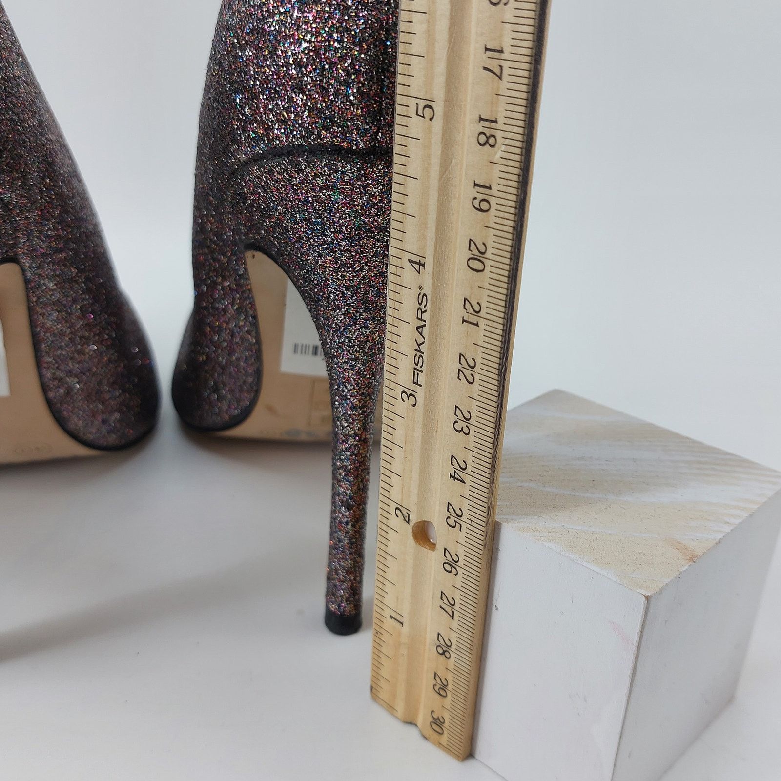 Topshop Topshop Sparkly Multiglitter Pumps Almond Toe High Heels 9.5 Size US 9.5 / IT 39.5 - 6 Thumbnail