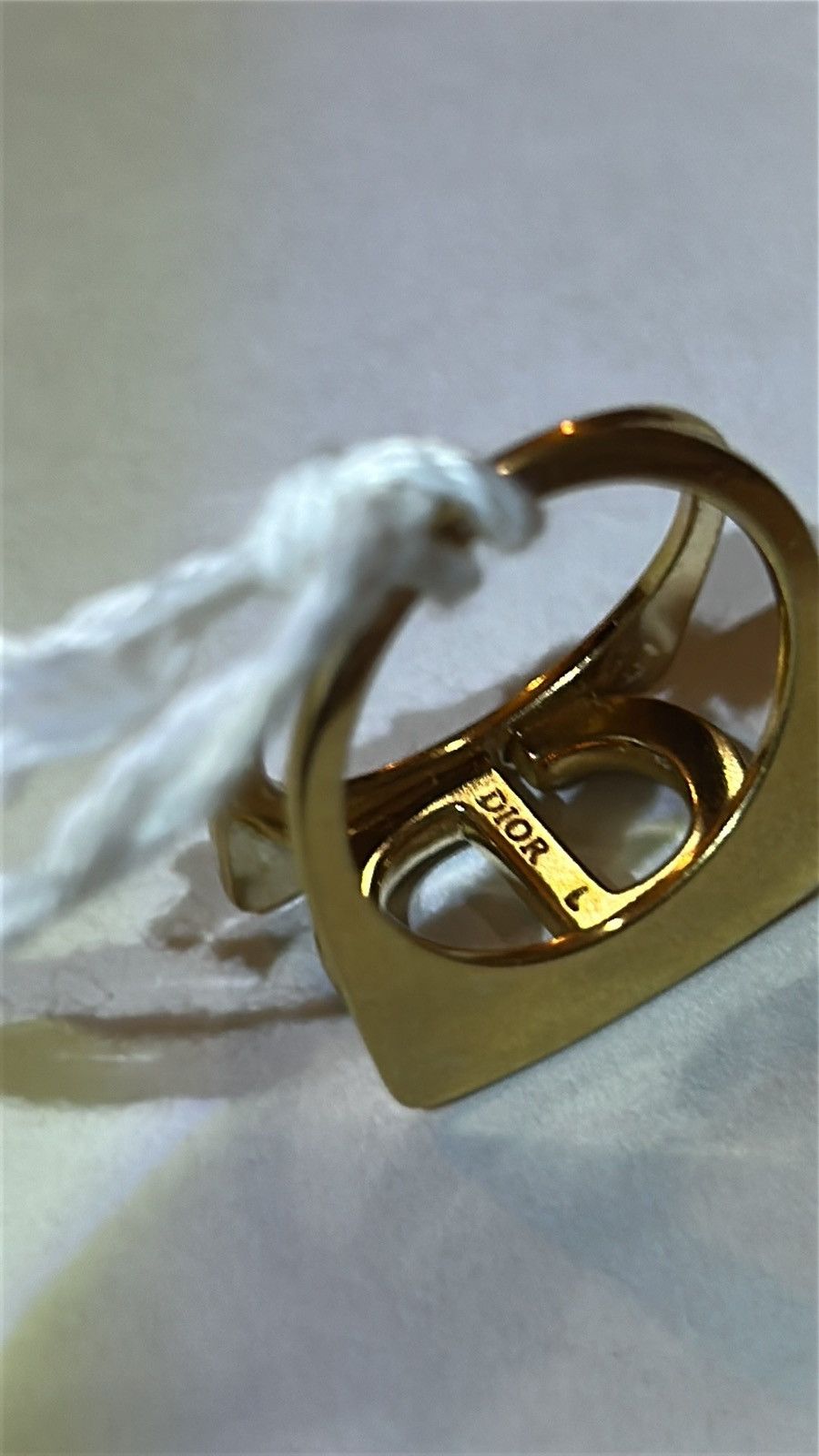 Dior Dior 30 MONTAIGNE RING Gold-Finish Metal Silver-Tone Crystal Size ONE SIZE - 7 Thumbnail