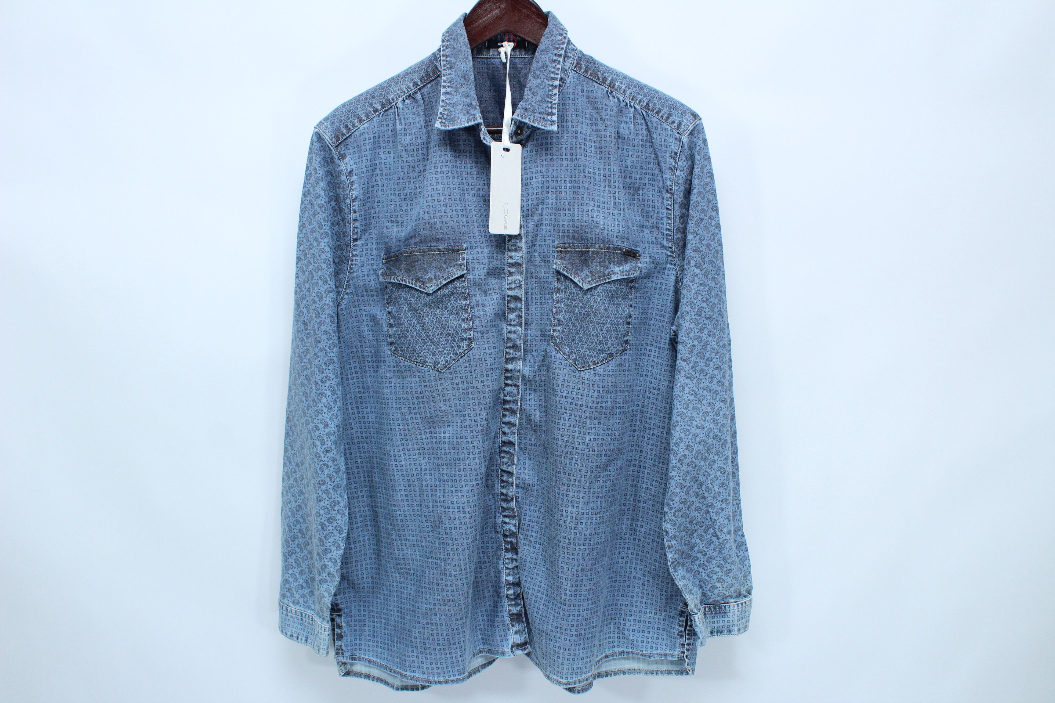 GAS Gas Shirt Mens Size L New Vintage Rare Size US M / EU 48-50 / 2 - 3 Thumbnail