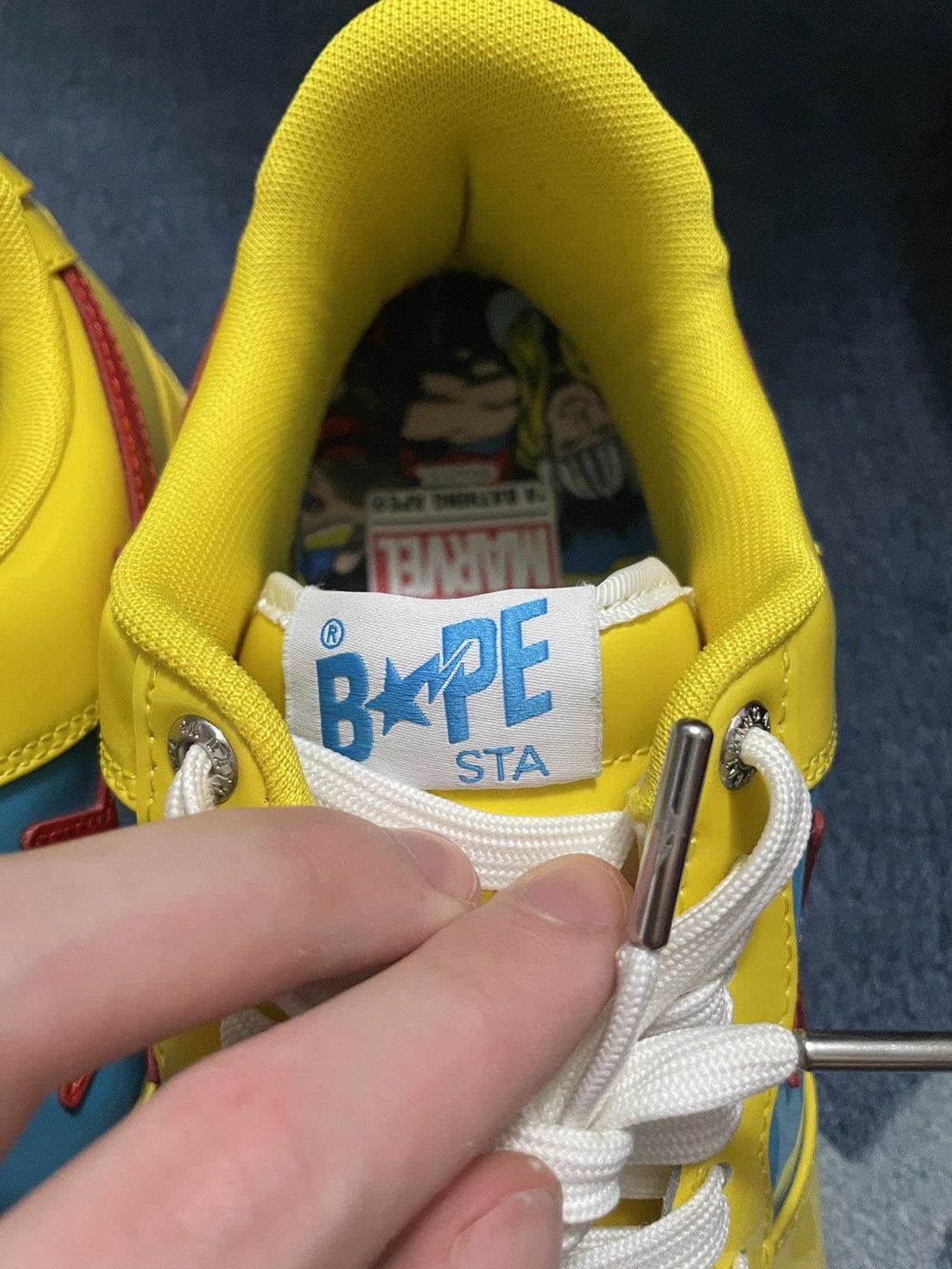 Bape × Marvel Comics A Bathing Ape Bape Sta Marvel Comics Thor (2022) Size US 9.5 / EU 42-43 - 6 Thumbnail