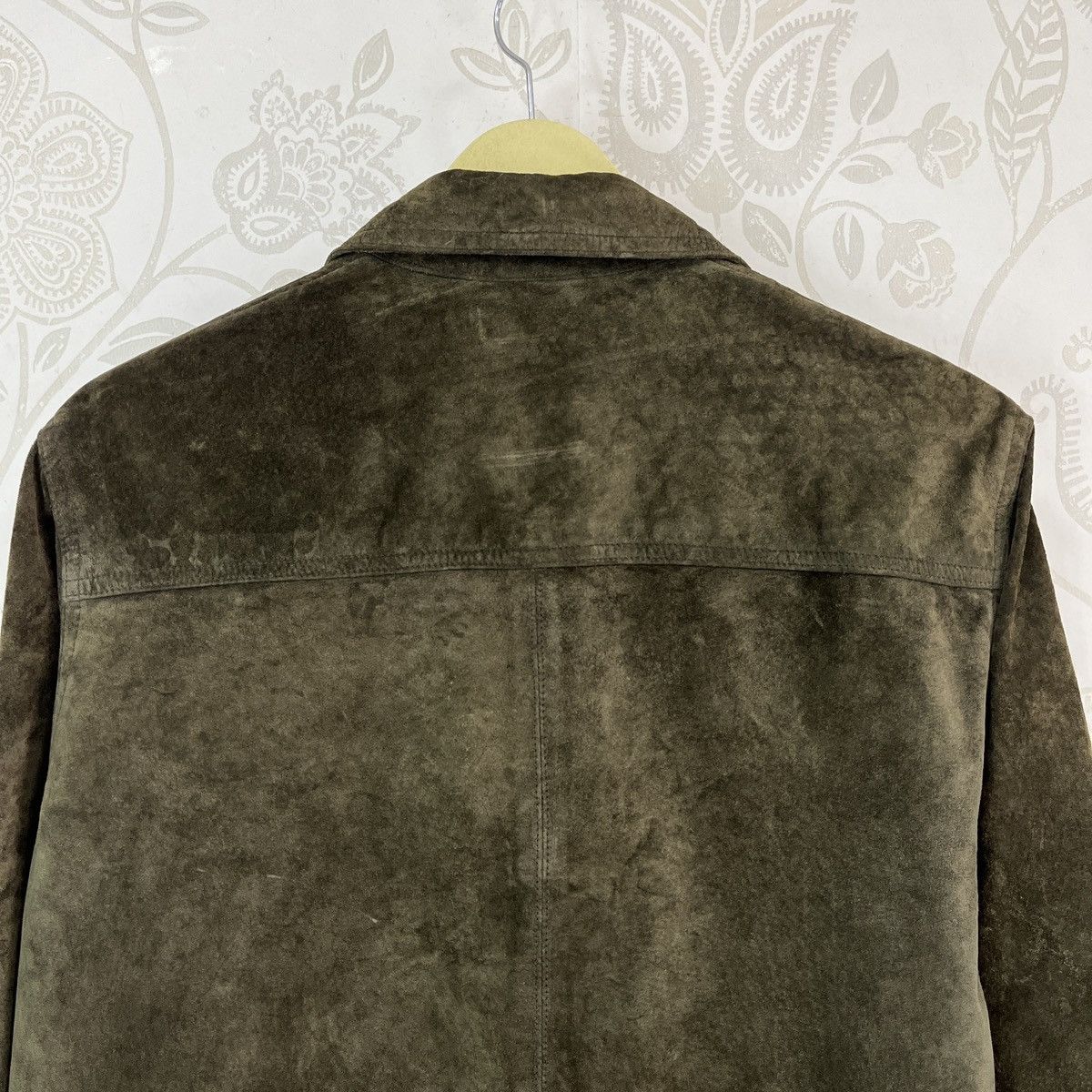Ralph Lauren Vintage Ralph Lauren Sick Suede Green Light Jacket Size US M / EU 48-50 / 2 - 19 Thumbnail