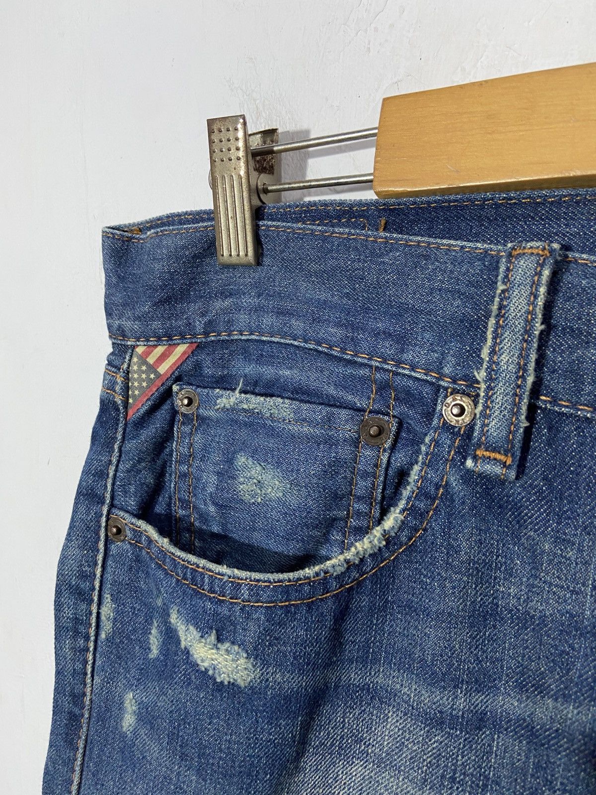 Denim & Supply Ralph Lauren Denim & Supply Ralph Lauren Distressed Denim Patchwork Jeans Size US 32 / EU 48 - 3 Thumbnail