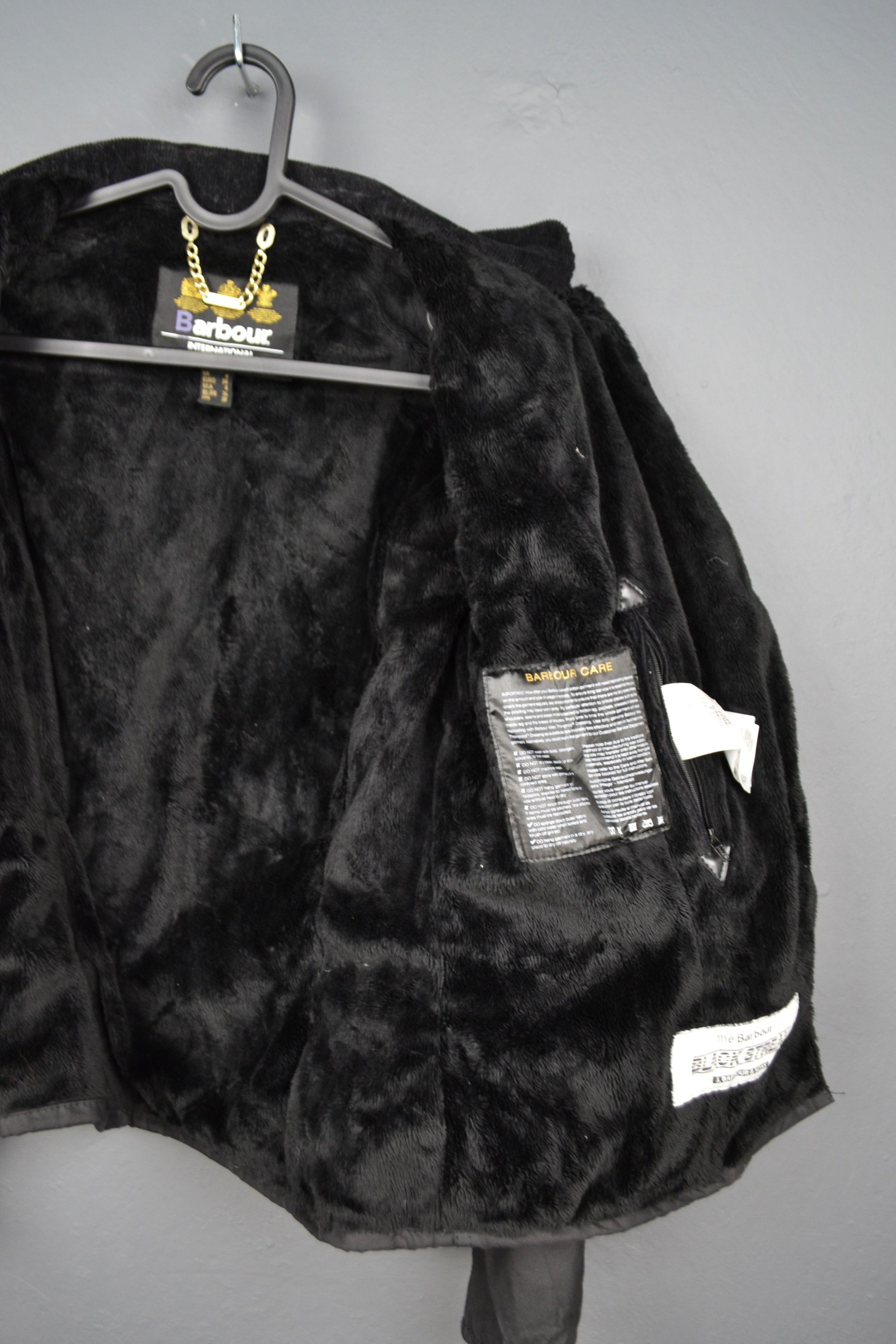 Barbour Barbour International Chicara Wax Jacket Biker Black Streak Size S / US 4 / IT 40 - 12 Thumbnail