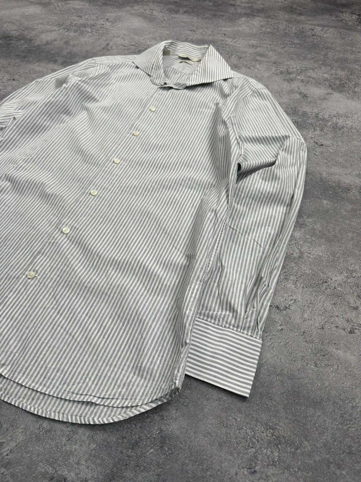 Suitsupply Luxury Suitsupply Shirt Button Up Slim Fit Striped Old Money Size US M / EU 48-50 / 2 - 3 Thumbnail
