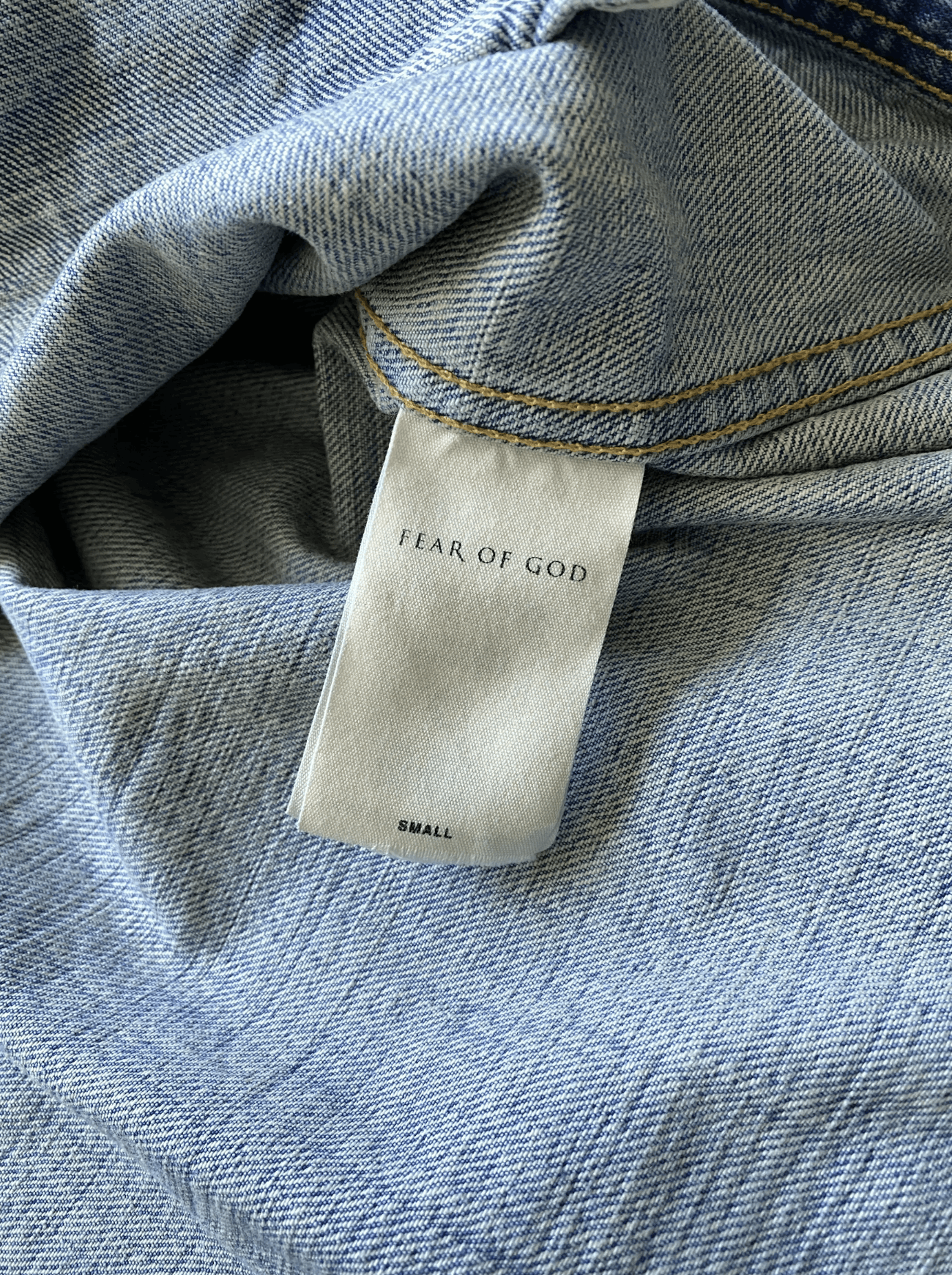 Fear of God Fear of God Oversized Painters Selvedge Denim Work Jacket Size US S / EU 44-46 / 1 - 9 Thumbnail