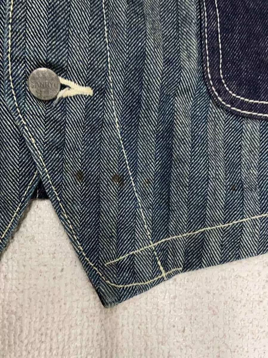 Comme des Garcons Striped Denim Vest Size US S / EU 44-46 / 1 - 3 Thumbnail