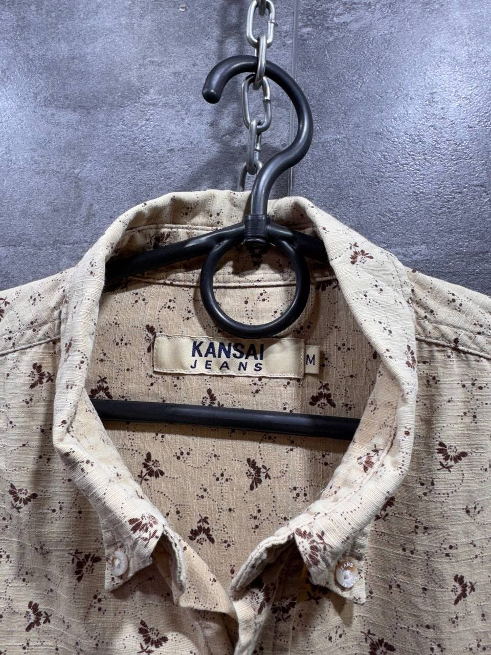 Kansai Yamamoto Kansai Jeans By Yamamoto Kansai Long Sleeve Button Up Shirt Size US M / EU 48-50 / 2 - 4 Thumbnail