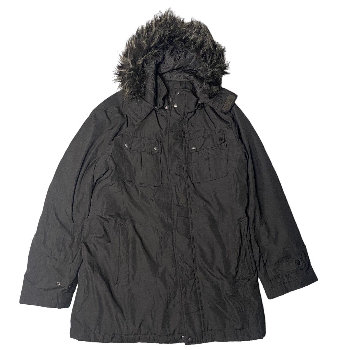 If Six Was Nine 2000's Louis Chavlon Fur Faux Parka Jacket Size US XL / EU 56 / 4 - 1 Thumbnail