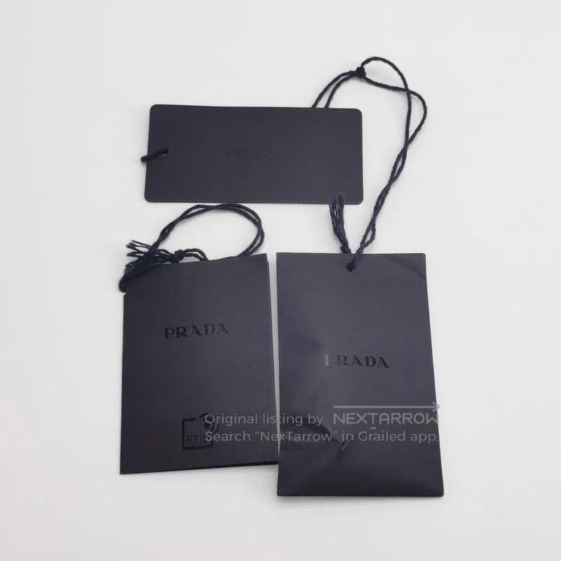 Prada Prada Black Wool Blend Triangle Logo Trousers. Size US 26 / EU 42 - 4 Thumbnail