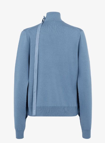 Fendi o1loc1c0824 Pullover in Blue Size XS / US 0-2 / IT 36-38 - 2 Thumbnail