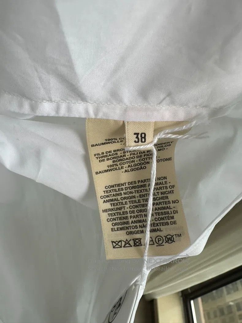 Hermes Hermes 2025 Spring/Summer women's embroidered beach shirt Size XS / US 0-2 / IT 36-38 - 4 Thumbnail