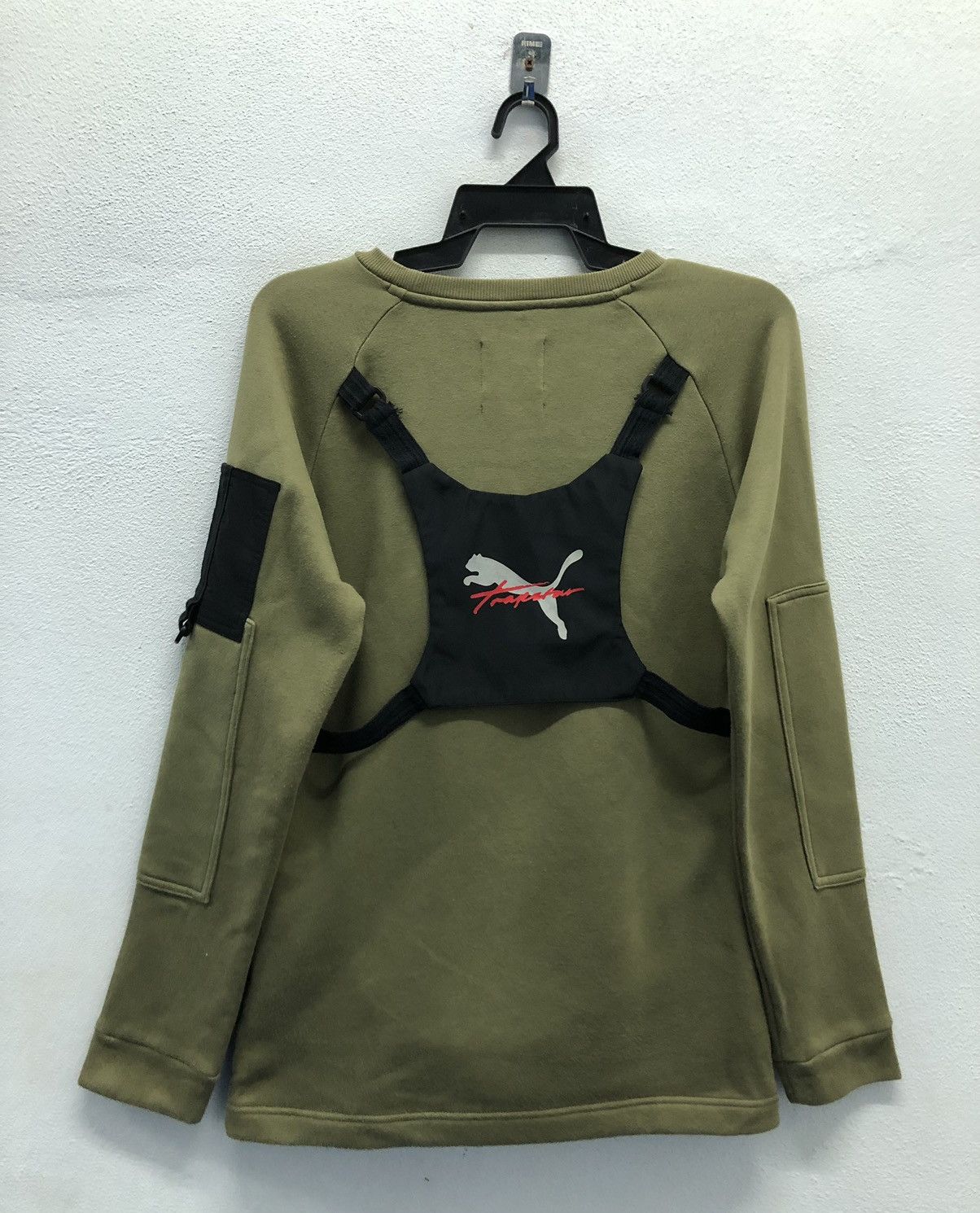 Puma PUMA x Trapstar Olive Green Utility Sweatshirt Size US XS / EU 42 / 0 - 1 Thumbnail
