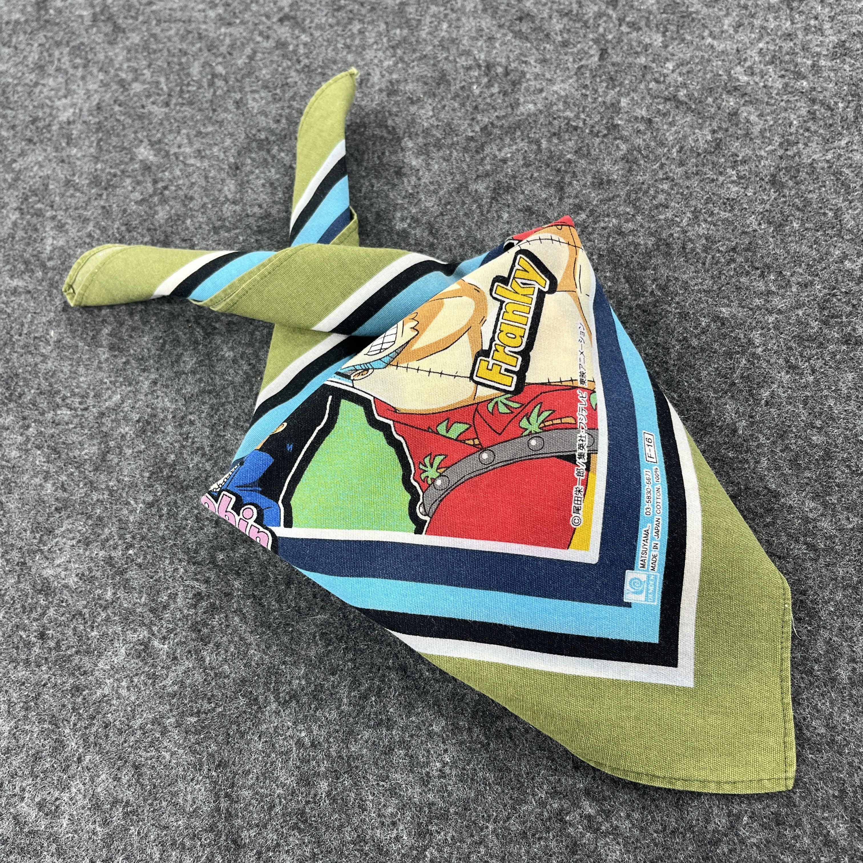 Anime × One Piece × Vintage One Piece Handkerchief / Bandana / Neckerchief B257 Size ONE SIZE - 8 Thumbnail