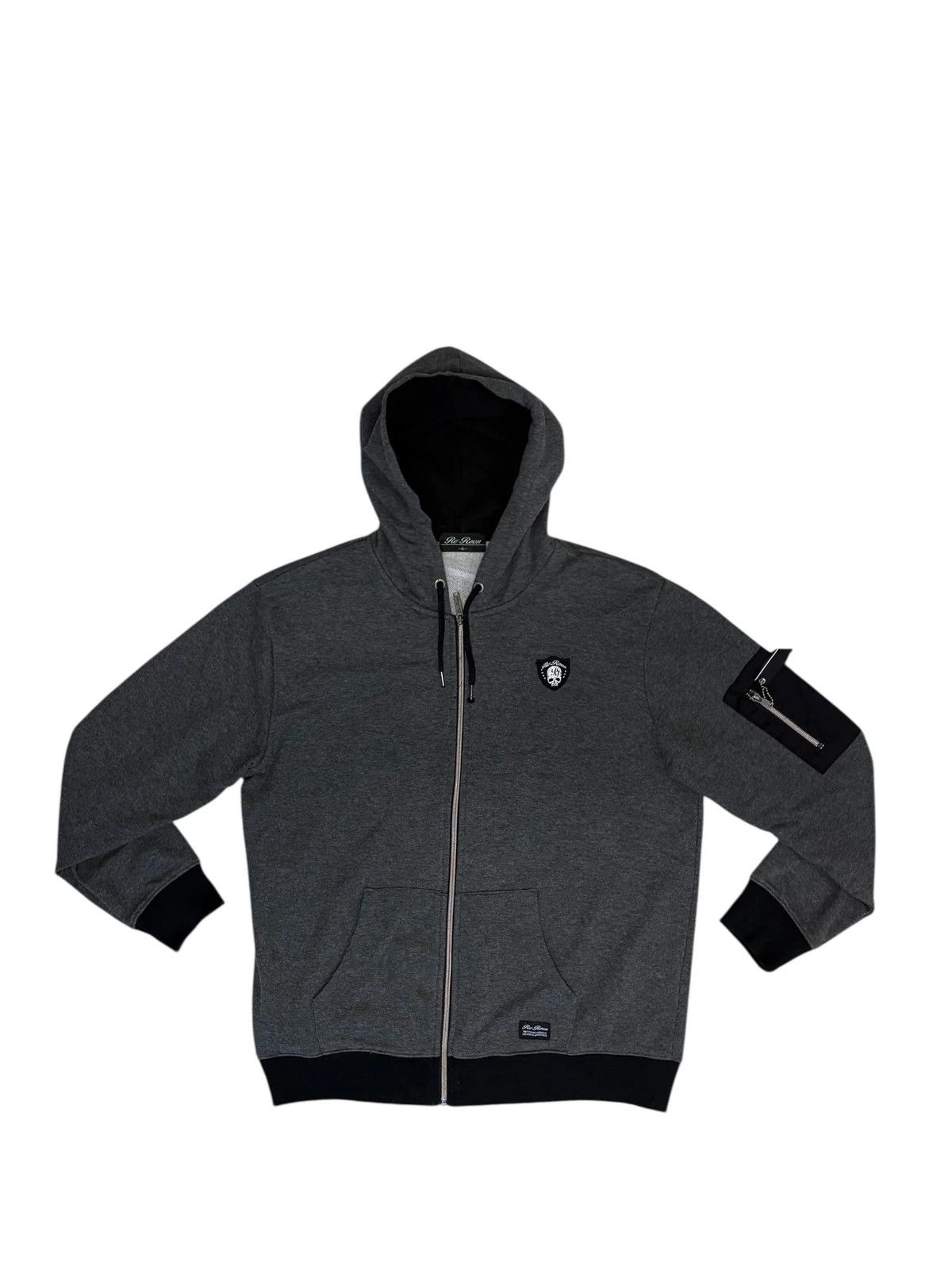 Roen Japanese Brand Roen grey zip hoodie | Grailed