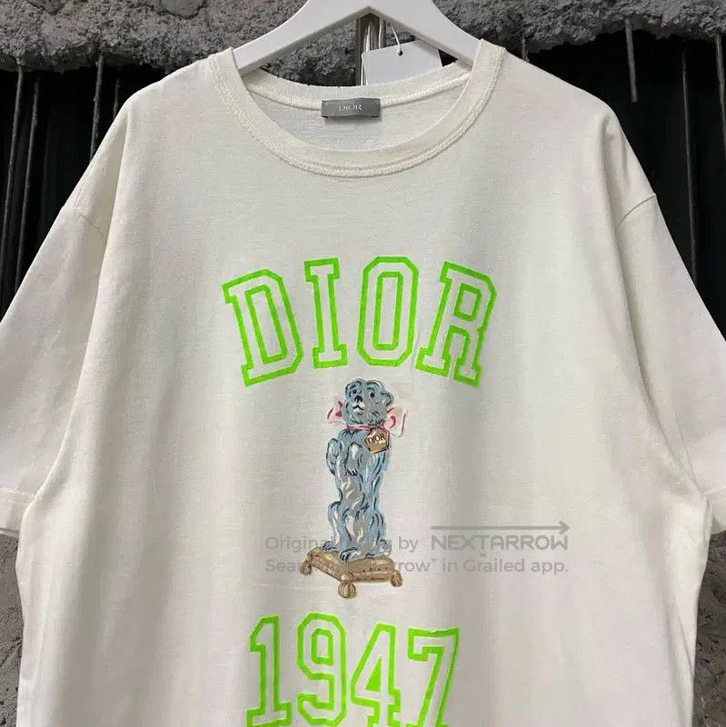Dior Dior Summer White Cotton Short Sleeve T-Shirt . Size US S / EU 44-46 / 1 - 3 Thumbnail