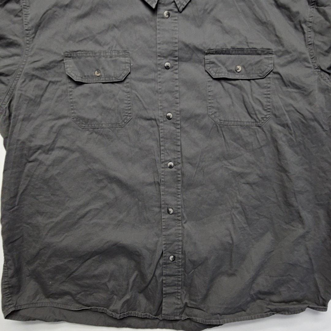 Wrangler Wrangler Button Down Shirt Gray Short Sleeve Casual 3XL Size US XXL / EU 58 / 5 - 2 Thumbnail