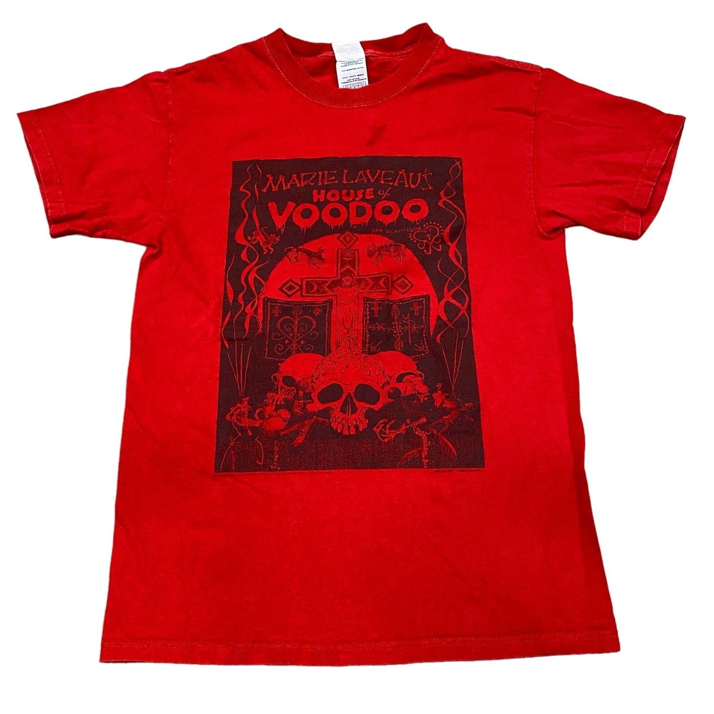 VTG 80s Marie Laveau's House of Voodoo New Orleans Shirt Sm