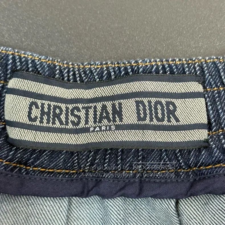 Dior Dior Dark blue classic logo denim cotton skirt Size 24" / US 00 / IT 34 - 5 Thumbnail