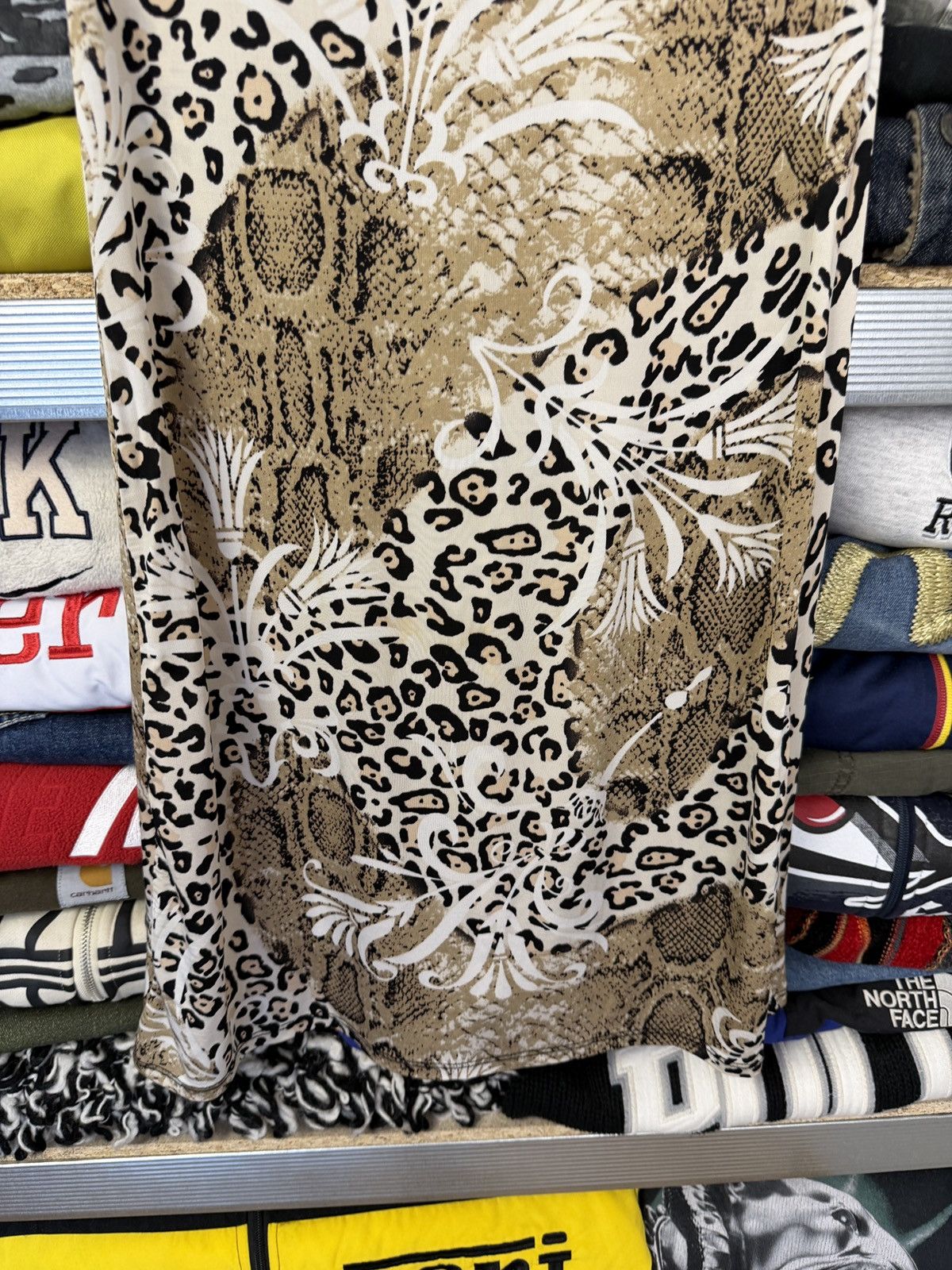 Roberto Cavalli Rare Roberto Cavalli Leopard Print Pattern Dress Size M / US 6-8 / IT 42-44 - 9 Thumbnail