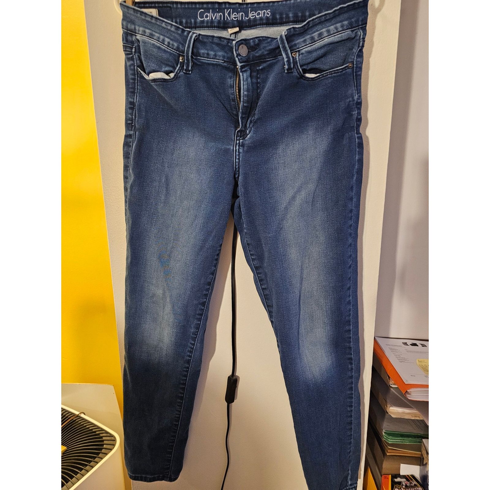 Calvin Klein Calvin Klein Blue Jeans/Legging - Women's 31 Regular Size 31" - 1 Thumbnail