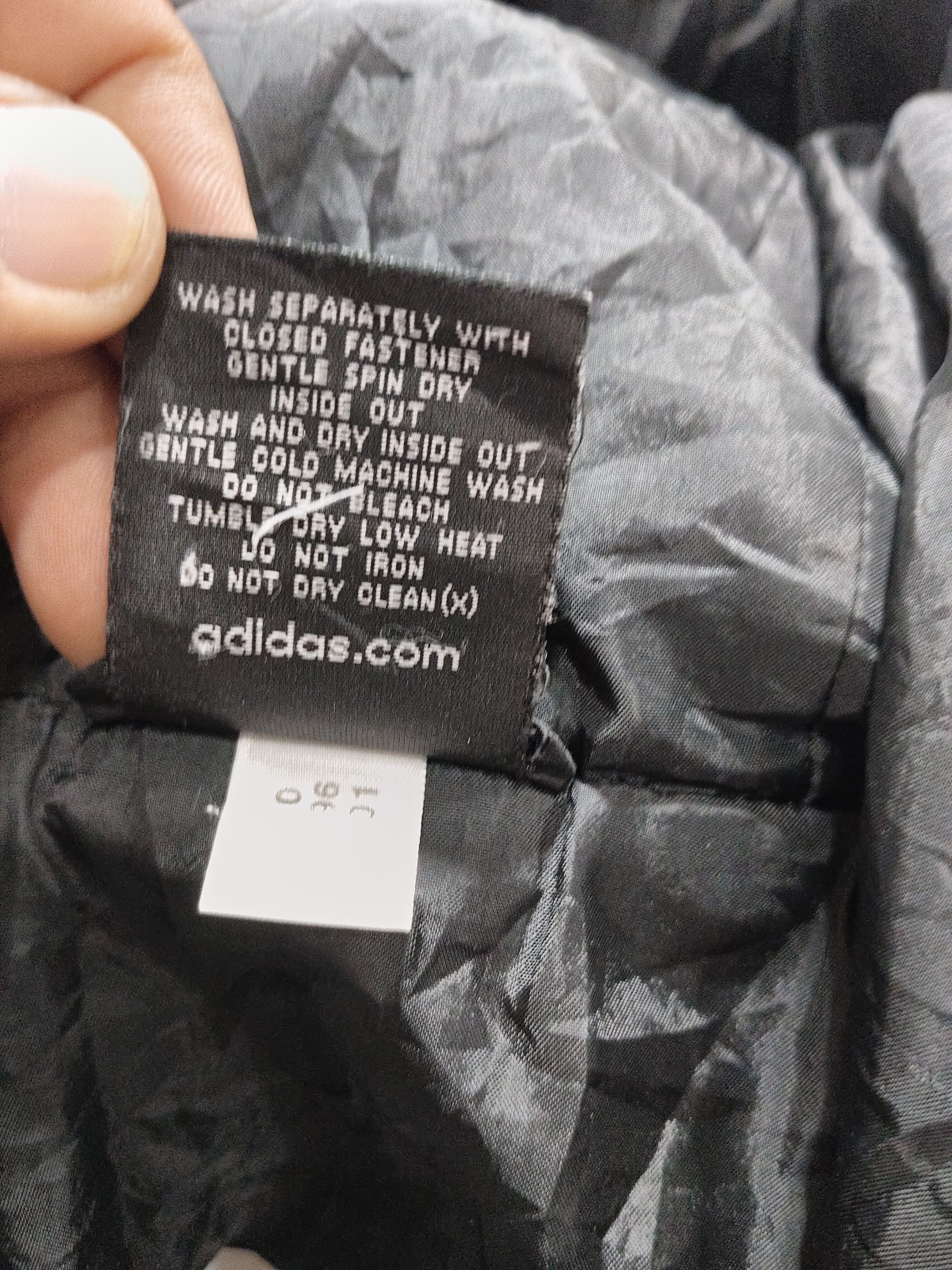 Adidas × All Blacks × Vintage Vintage Adidas All Black Hoodie Heavy Jacket Size US L / EU 52-54 / 3 - 9 Thumbnail