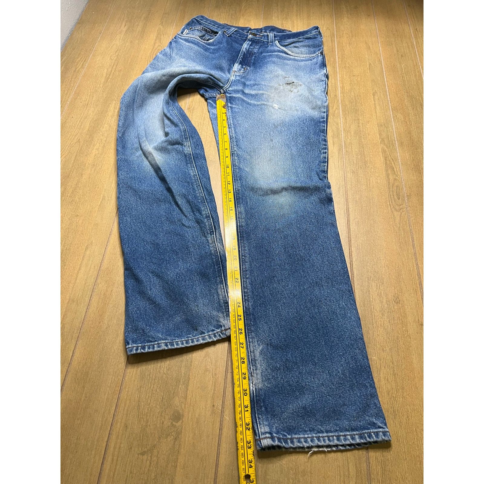 Carhartt Vintage Carhartt Sz 32x34 Men’s Blue Denim Jeans Y2K Distres Size US 32 / EU 48 - 8 Thumbnail