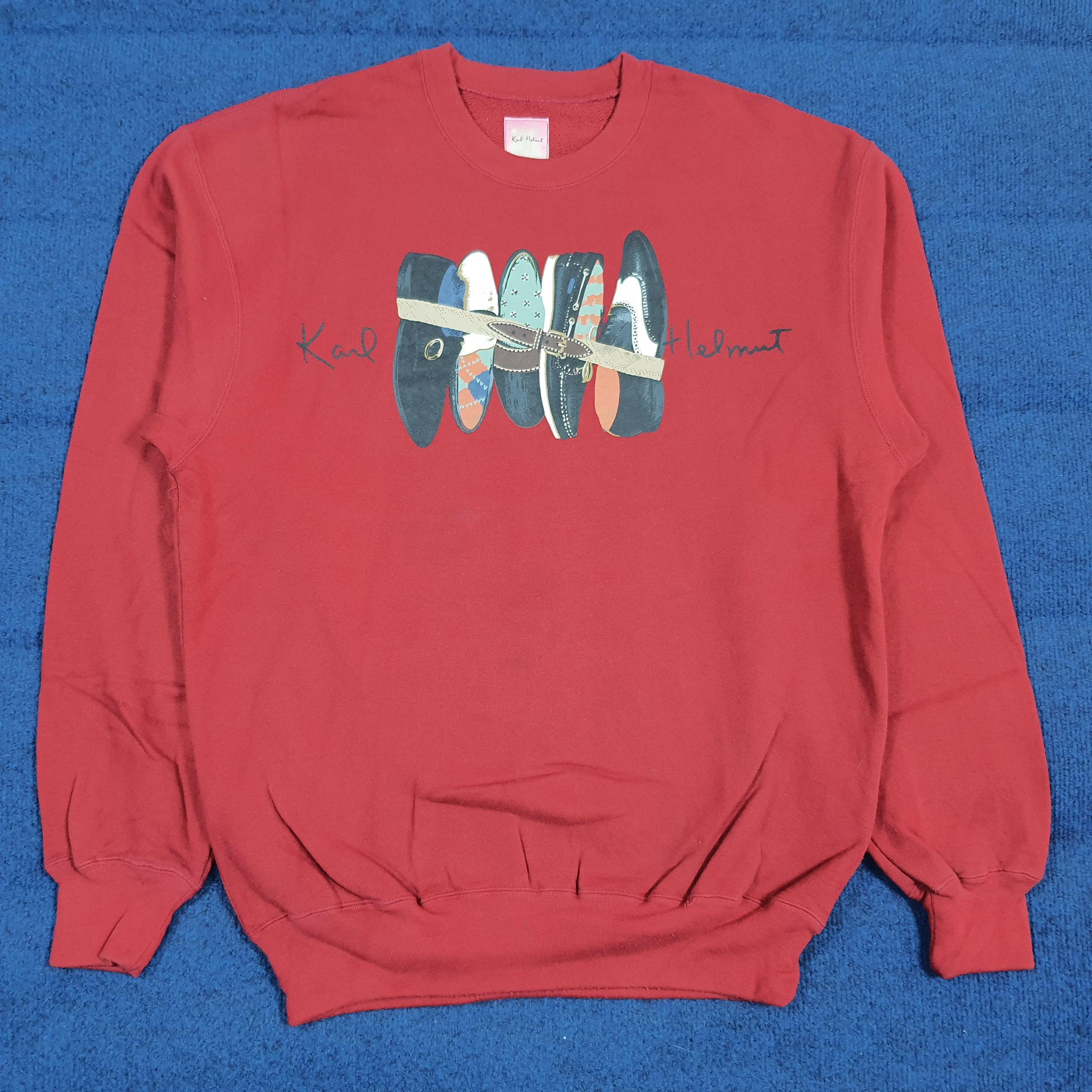 Karl Helmut Vintage Karl Helmut Designer Graphic Sweatshirt C295N3 Size US M / EU 48-50 / 2 - 1 Thumbnail