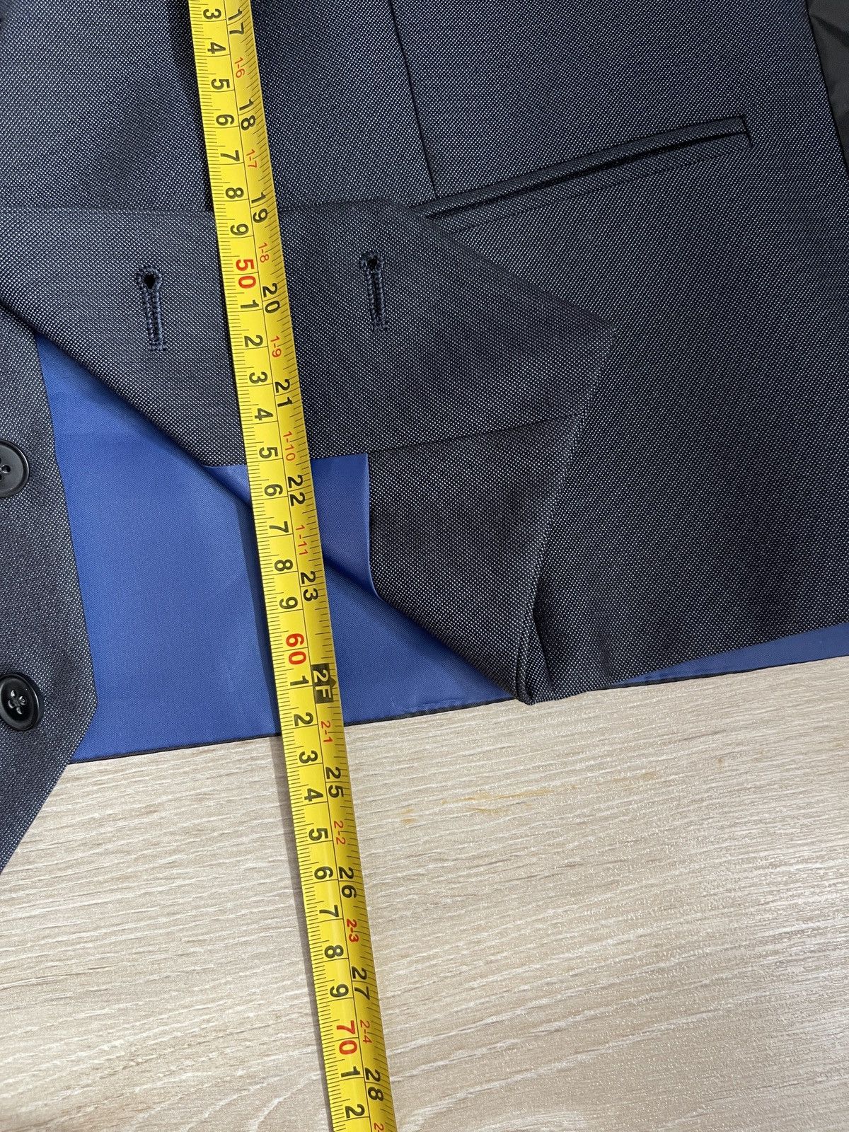 NEXT Classic suit next 44R blazer trousers vest gray dark blue Size 44R - 17 Thumbnail
