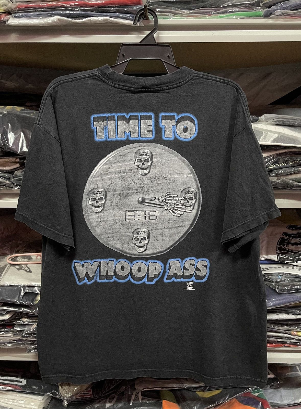 Vintage Vintage Stone Cold Steve Austin x The Clock's Ticking🔥🔥🔥 Size US XL / EU 56 / 4 - 6 Thumbnail