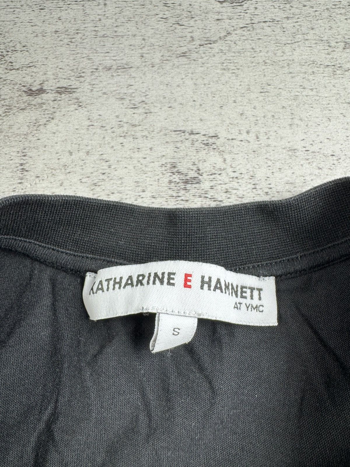 Katharine Hamnett London Katharine E Hamnett Love Men’s Small Black Organic Cotton T Shirt Tee Jersey Size US S / EU 44-46 / 1 - 7 Thumbnail