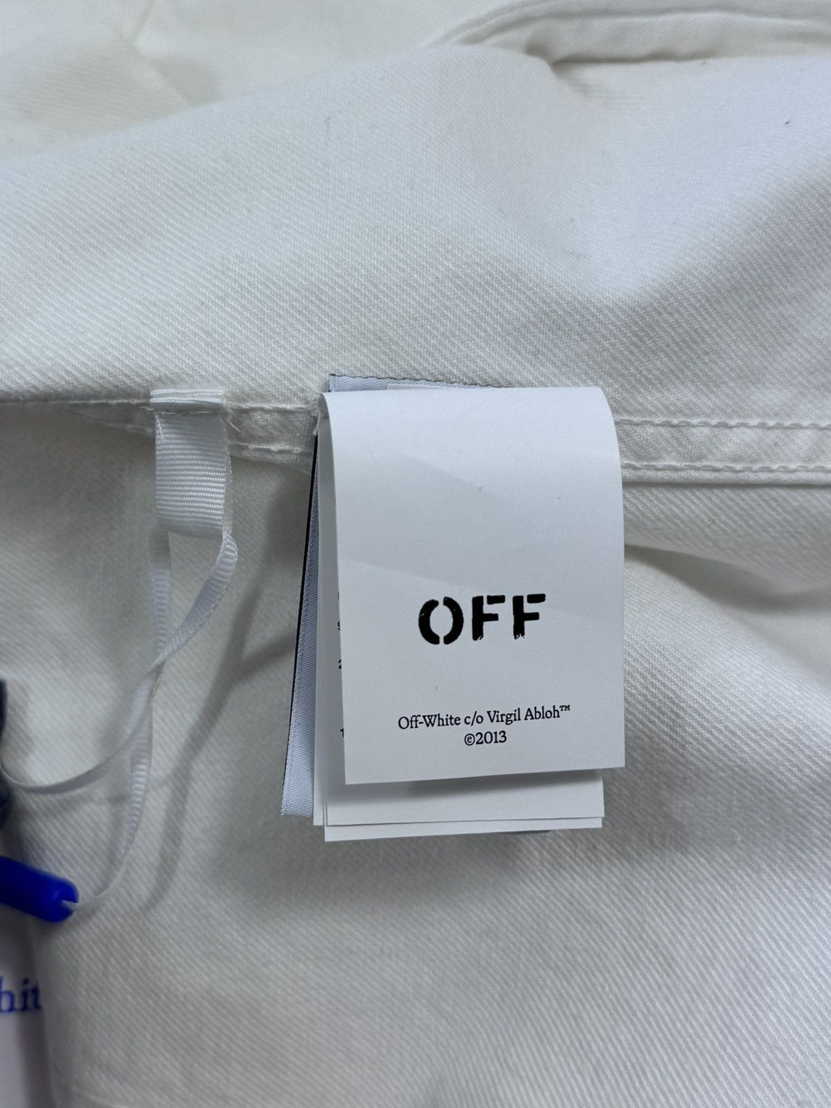 Off-White OVERSIZED DENIM VEST Size US XL / EU 56 / 4 - 7 Thumbnail