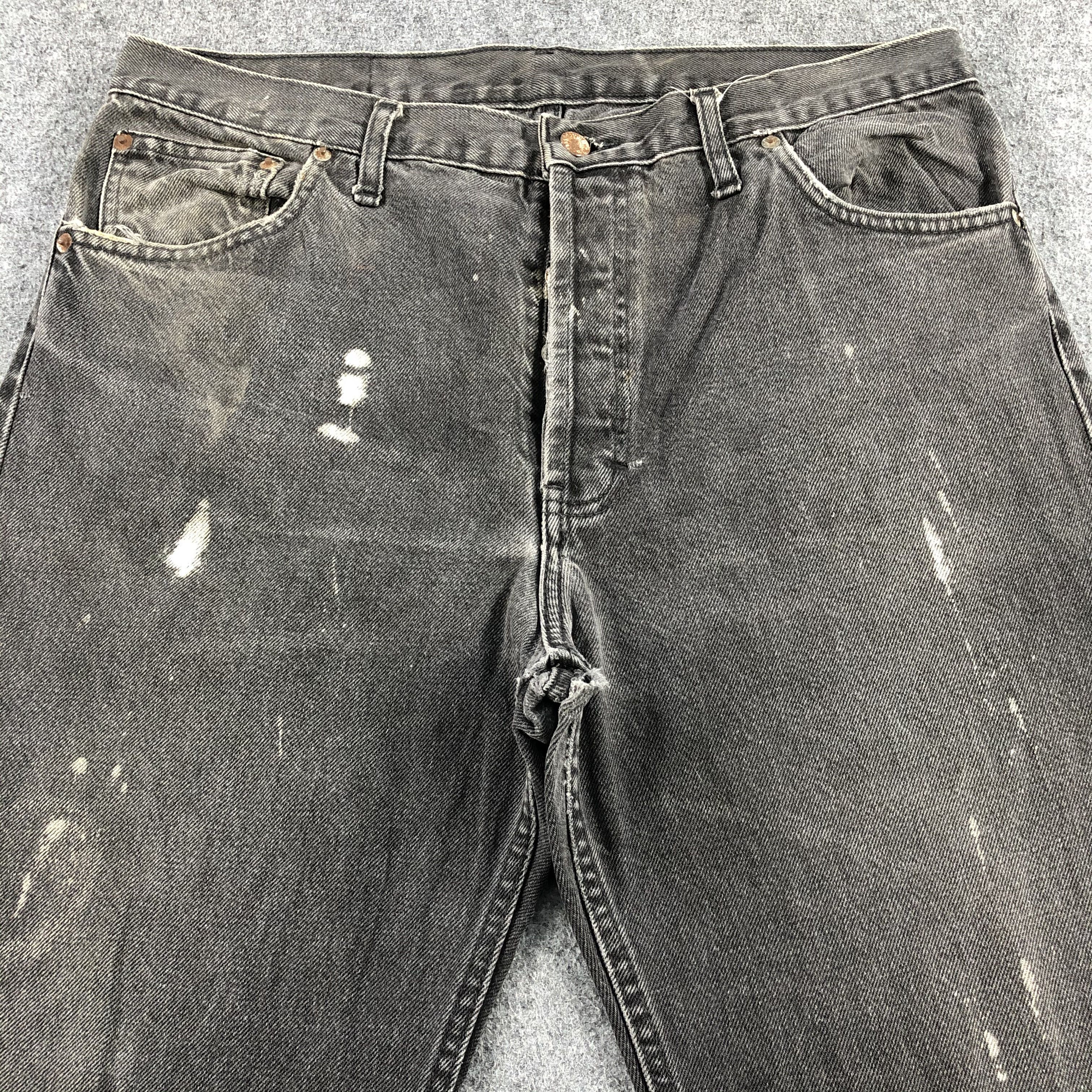Levi's 90s Vintage Levis 501 Earth Tone Jeans-J1615 Size US 35 - 3 Thumbnail