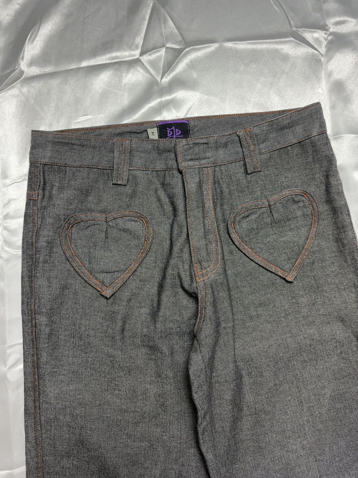 Vintage Vintage coquette style cute flared pants Size 26" / US 2 / IT 38 - 3 Thumbnail