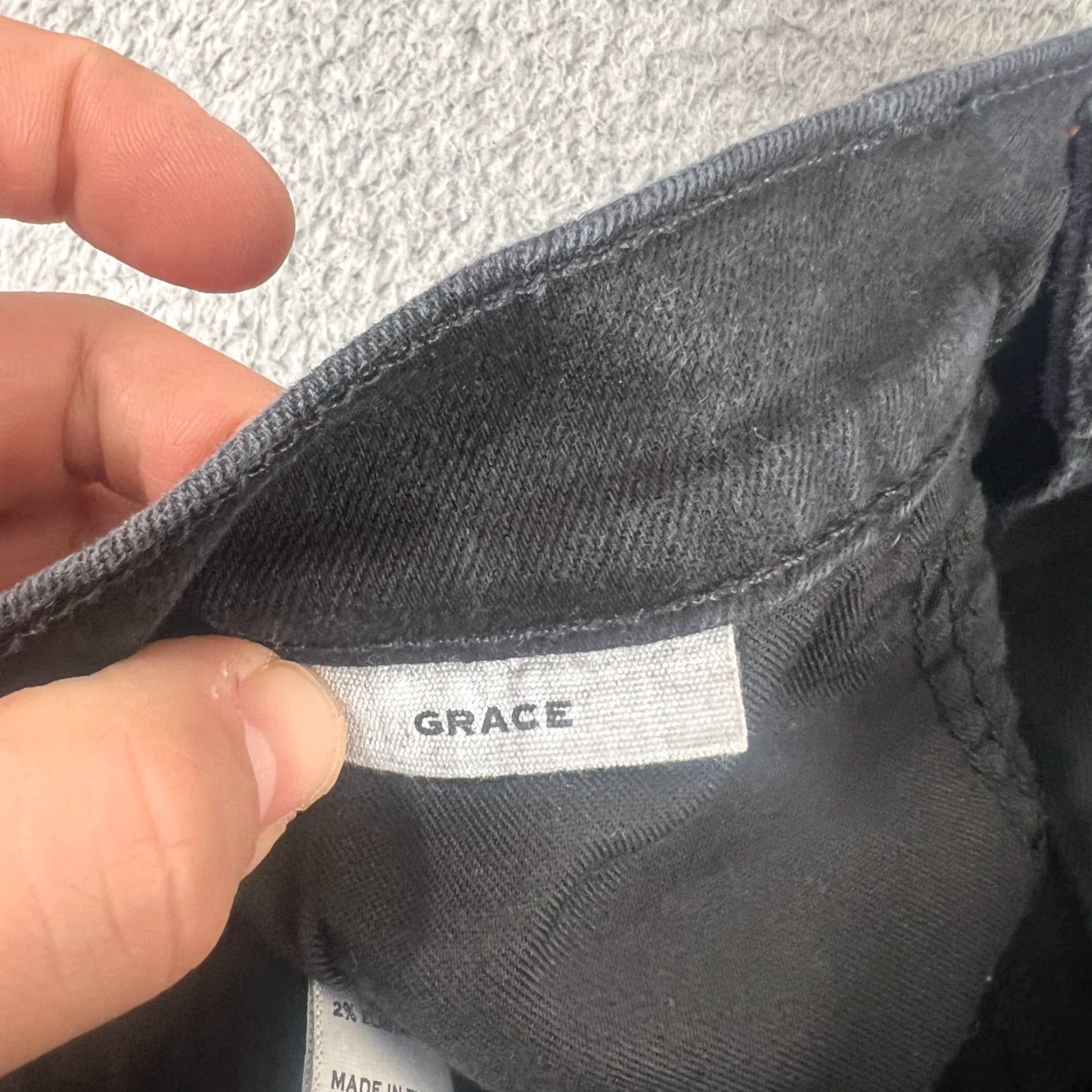 SLVRLAKE SLVRLAKE Jeans Womens 30 Grace Wide-Leg High Rise Black Wash USA Jet Black Wash Jeans Women's Slim, 5-Pocket Pockets Vintage: No - N/A Size 30" / US 8 / IT 44 - 7 Thumbnail