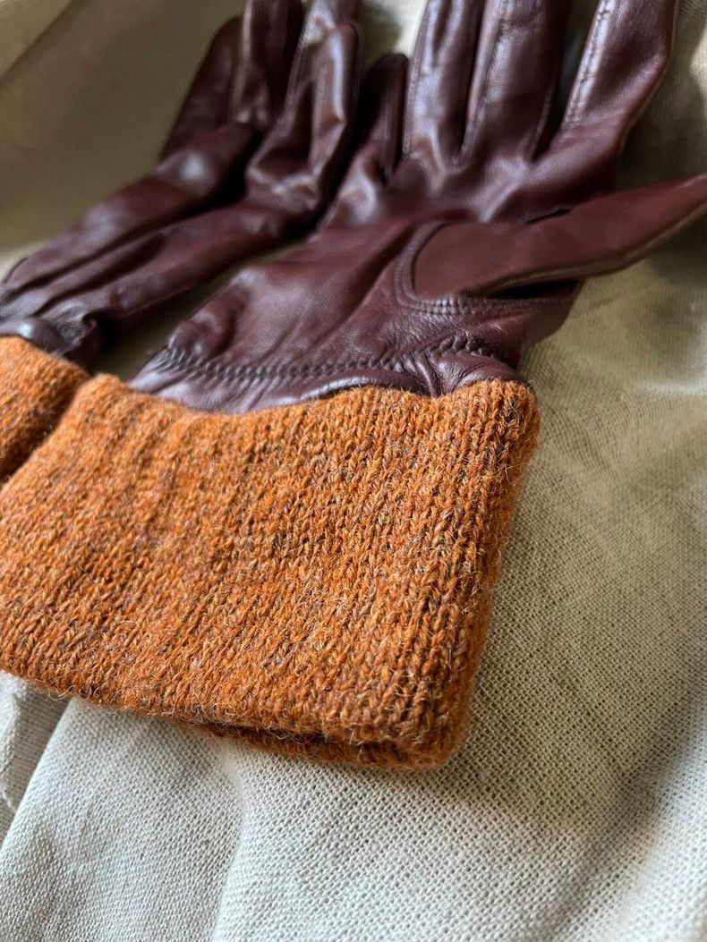 Comme des Garcons Comme des garçons Red leather gloves Size ONE SIZE - 3 Thumbnail