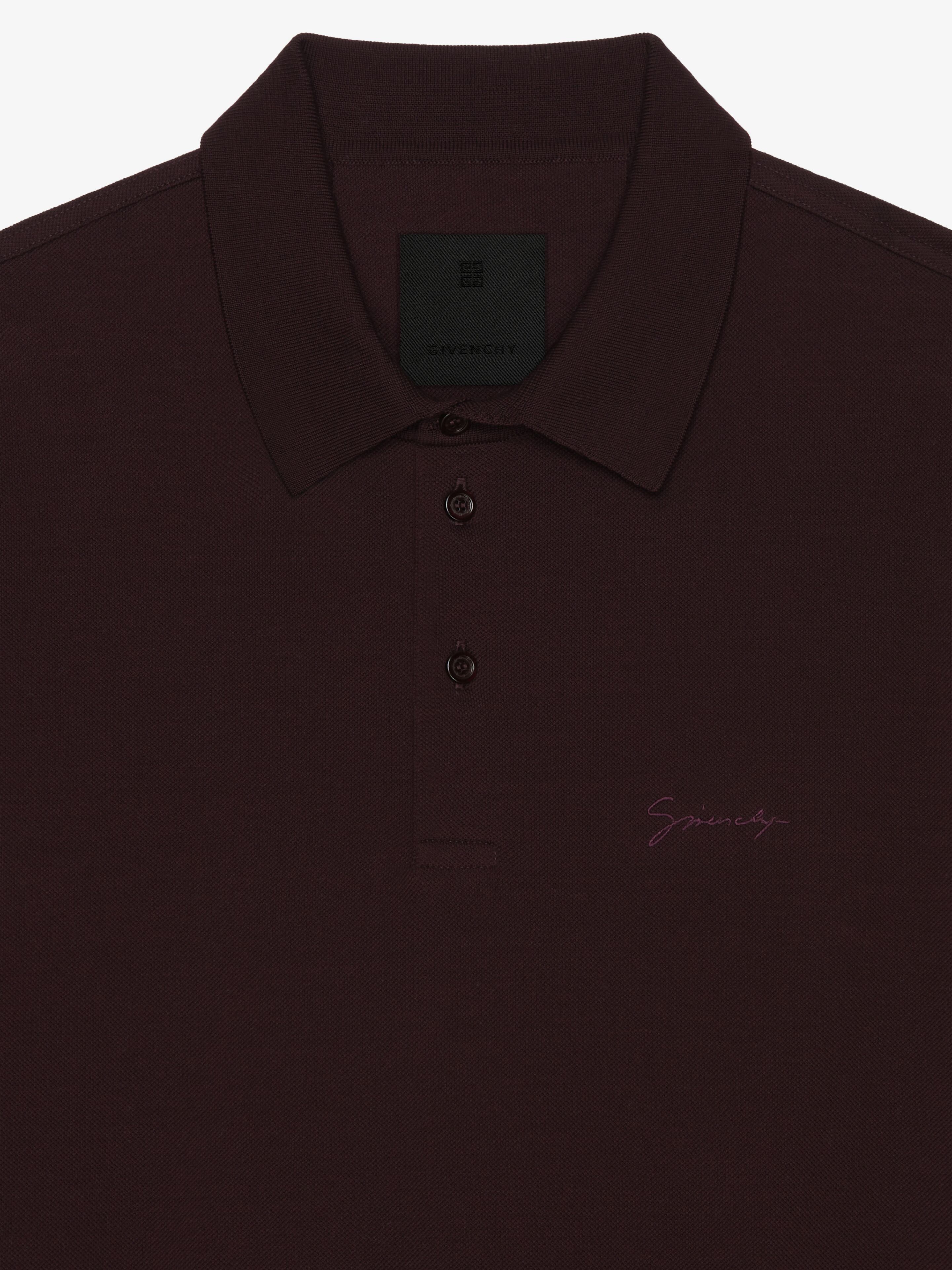 Givenchy oc11z0725 Polo Shirt in Burgundy Size US S / EU 44-46 / 1 - 5 Thumbnail