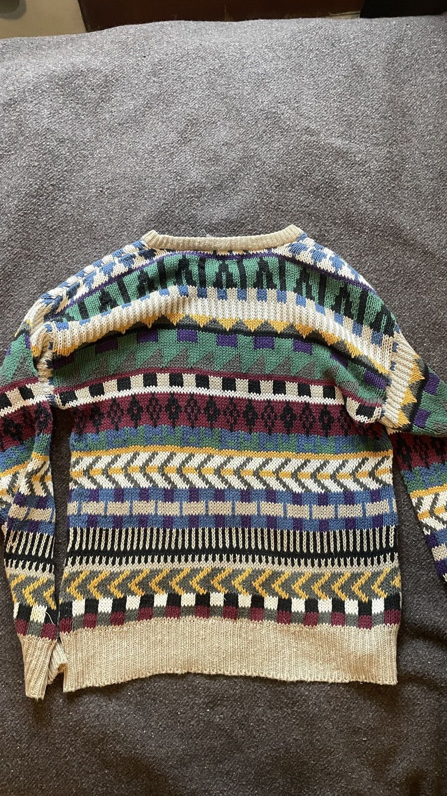 Van Heusen × Vintage Multi Coloured Sweater Size US L / EU 52-54 / 3 - 2 Thumbnail