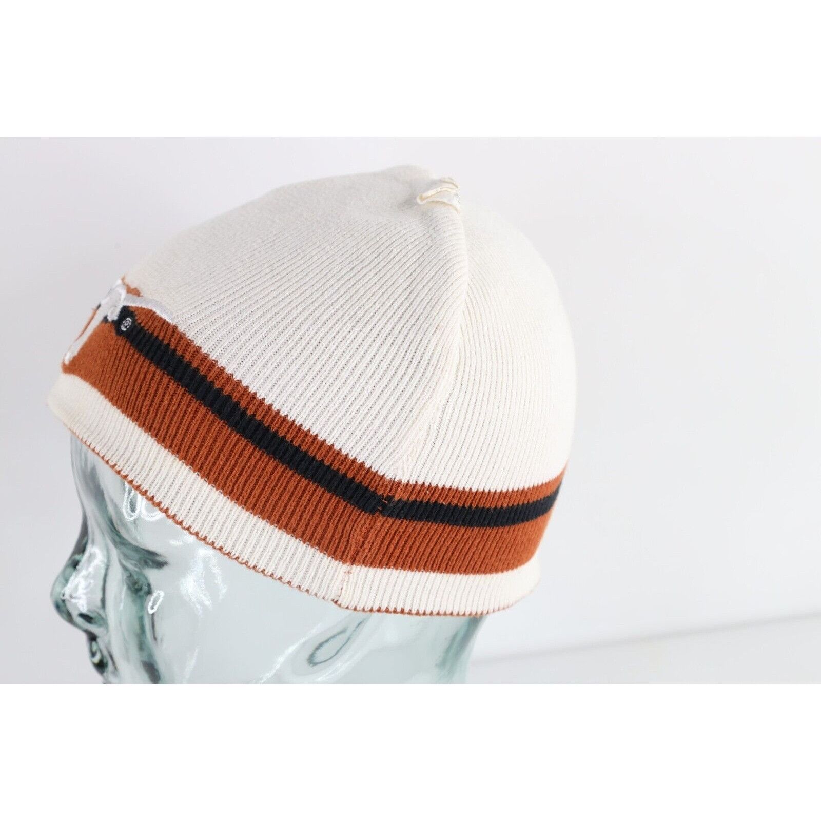 Vintage Vintage 90s Reversible University of Texas Ribbed Knit Hat Size ONE SIZE - 10 Thumbnail